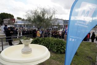 Inauguracion Fuente Delmira Agustini Inauguracion Fuente Delmira Agustini