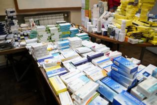 Medicamentos incautados en operativo de Inspección General. Medicamentos incautados en operativo de Inspección General.