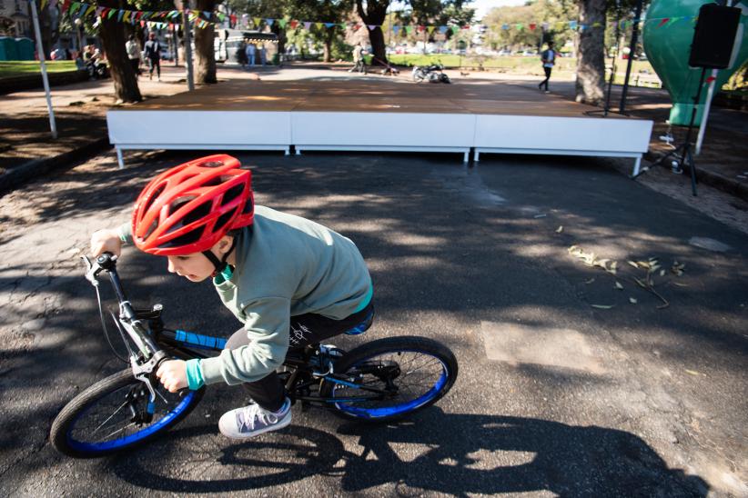 Inauguración de plataformas móviles en el Parque Rodó,  13 de agosto de 2022