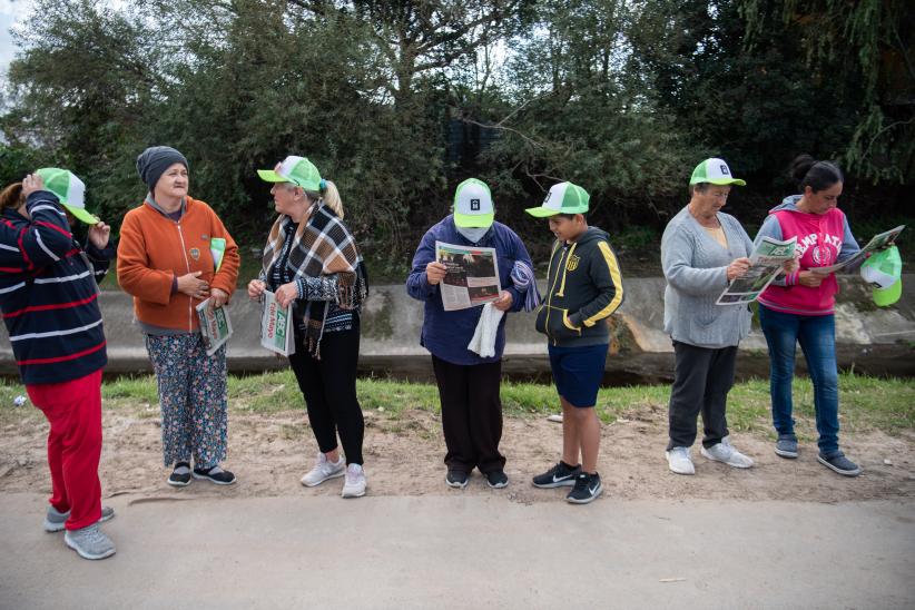 Inauguración de viviendas en el barrio La Paloma