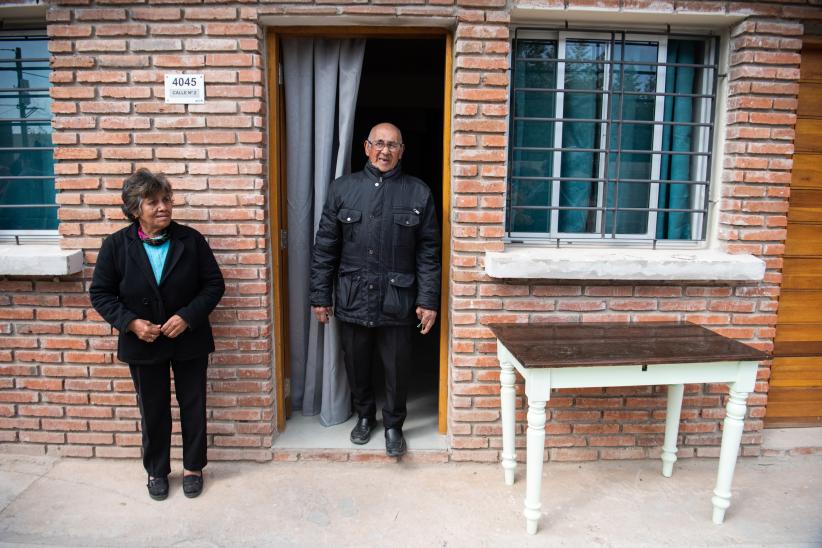 Entrega de viviendas en el asentamiento Chacarita de los Padres, 31 de agosto de 2022