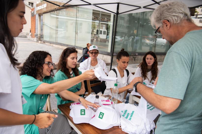 Jornada en la explanada por Día Mundial de la Tuberculosis