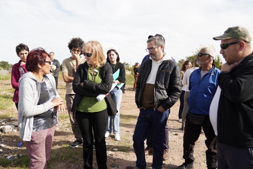 Recorrida por área liberada en el barrio Borro