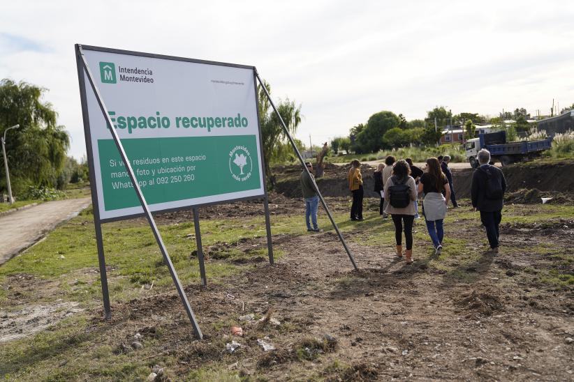 Recorrida por área liberada en la Cañada Iyuí 