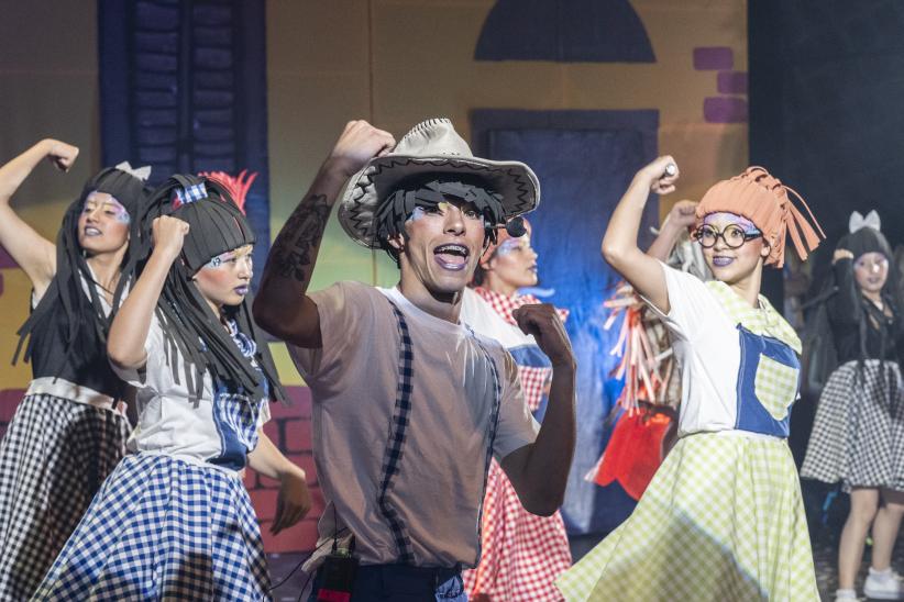 Encuentro de Carnaval de las Promesas en el teatro de Verano