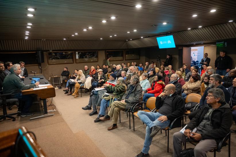 Presentación y evaluación participativa de avances del programa de extensión Construcción colectiva