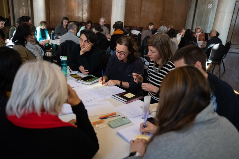 Taller a cargo de la urbanista y exsecretaria de Planeación de Bogotá, María Mercedes Jaramillo