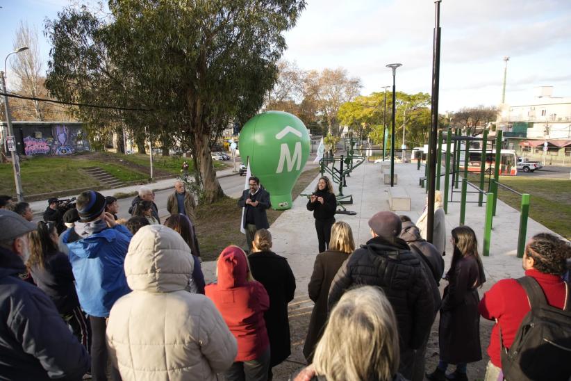 Inauguración de la obra «Espacio integrado y de convivencia ciudadana Malvín Norte» en el marco del Presupuesto Participativo