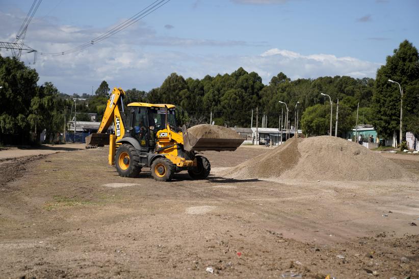 Obras de vialidad en Camino al Paso Hondo