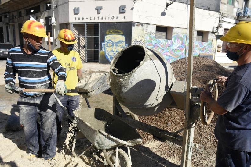 Obras en Plaza Larocca