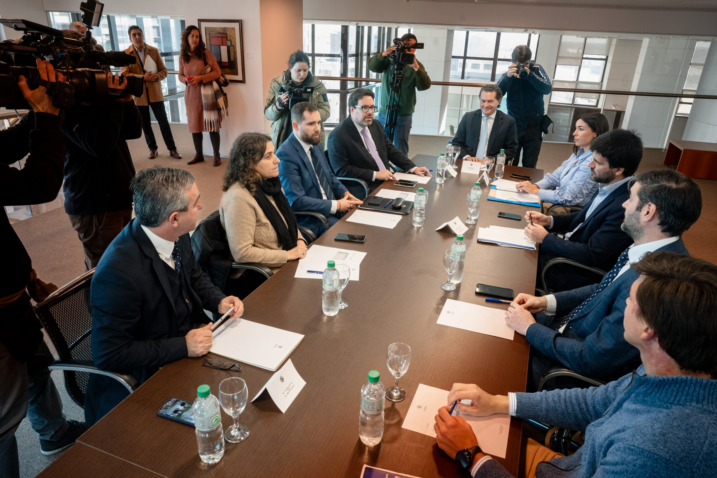 Autoridades de la IM participaron de reunión en Torre Ejecutiva por el comienzo de la aplicación de la Ley de Internación Compulsiva	