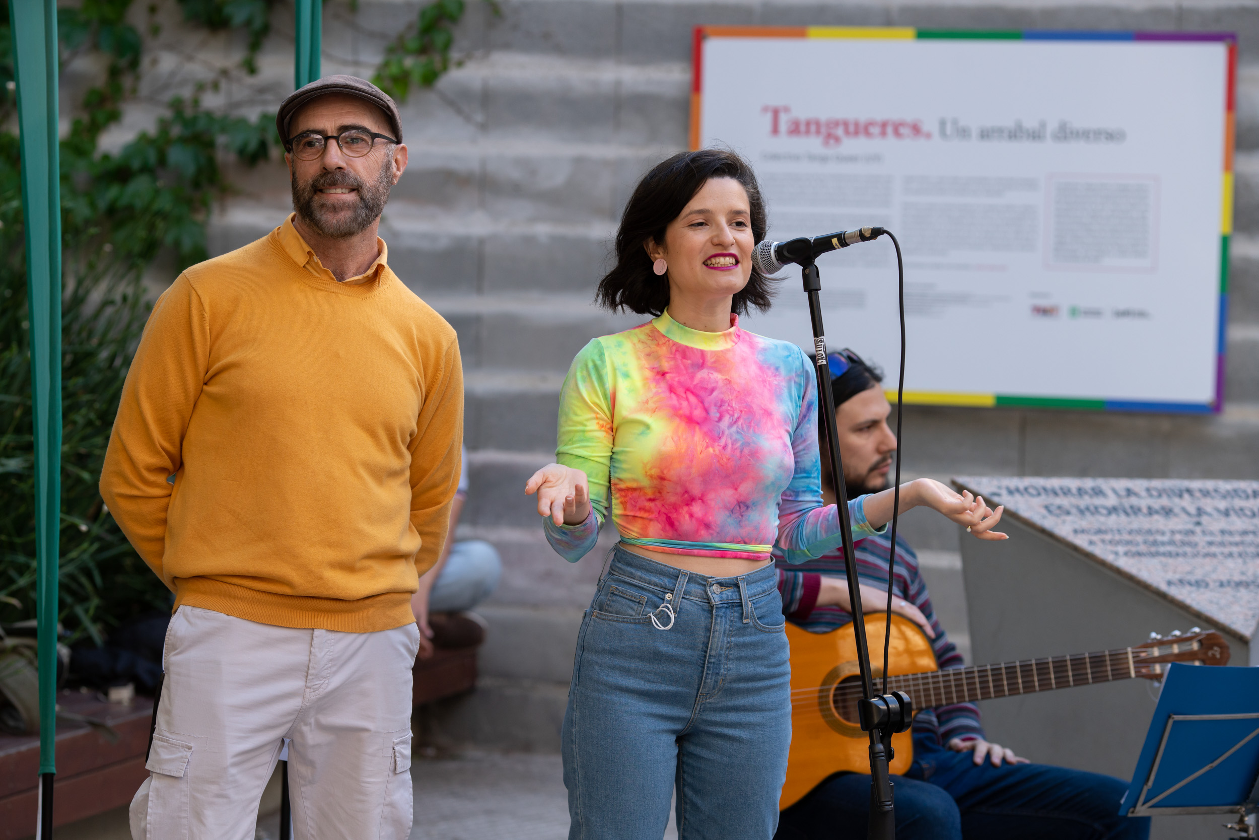 Inauguración de muestra fotográfica del CdF &quot;Tangueres. Un arrabal diverso&quot; en la Plaza de la Diversidad