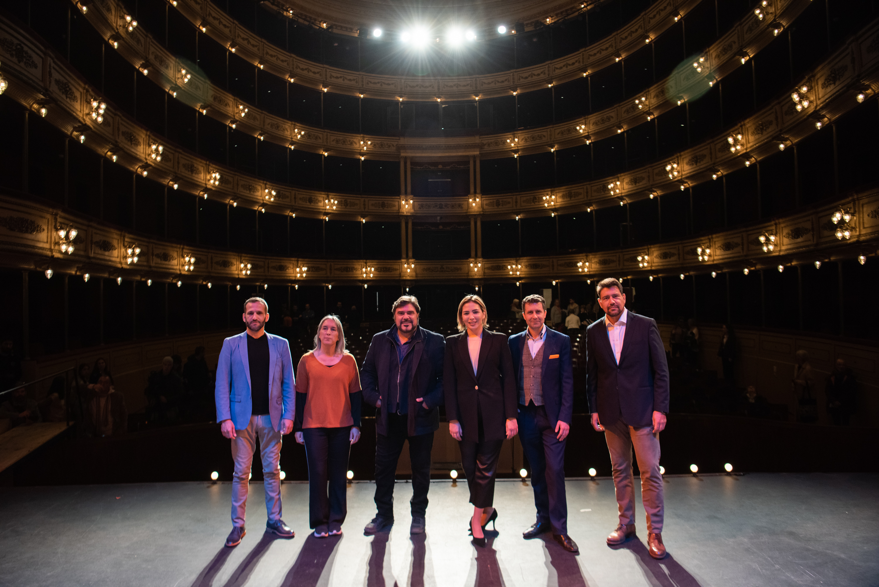 Presentación de ópera Pagliacci en el teatro Solís, 11 de agosto de 2022