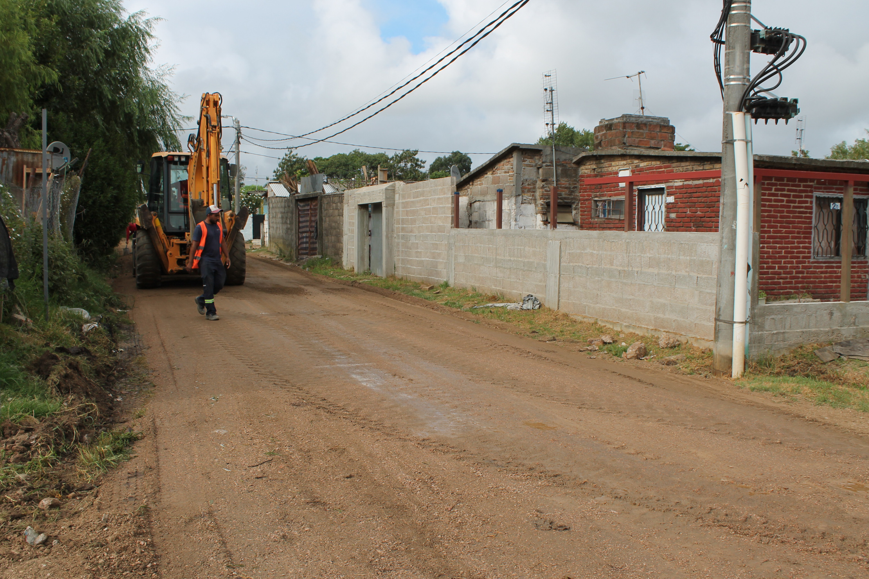 Avance de obras en Padre Cacho