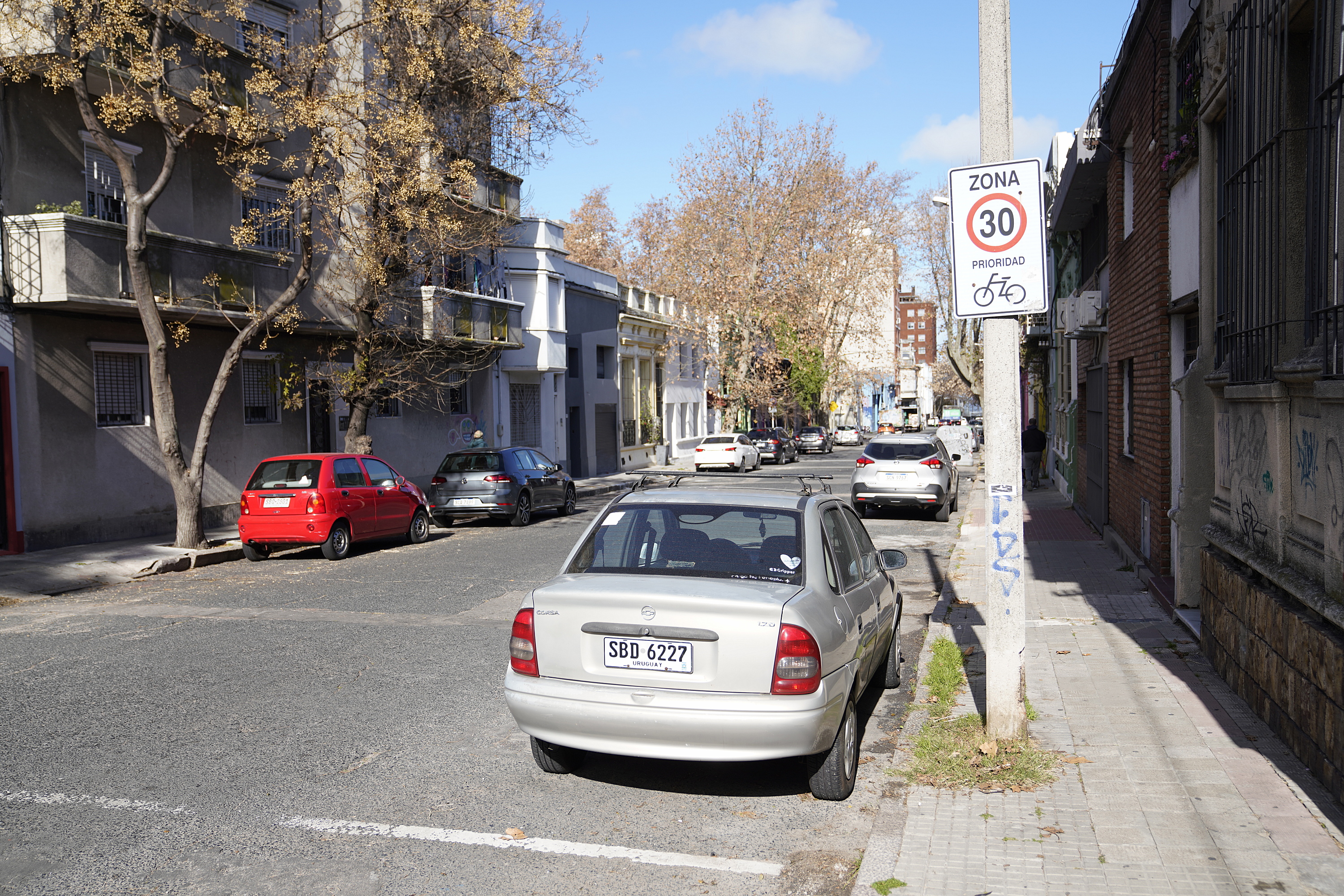 Bicicircuito Montevideo. Calle Yaro