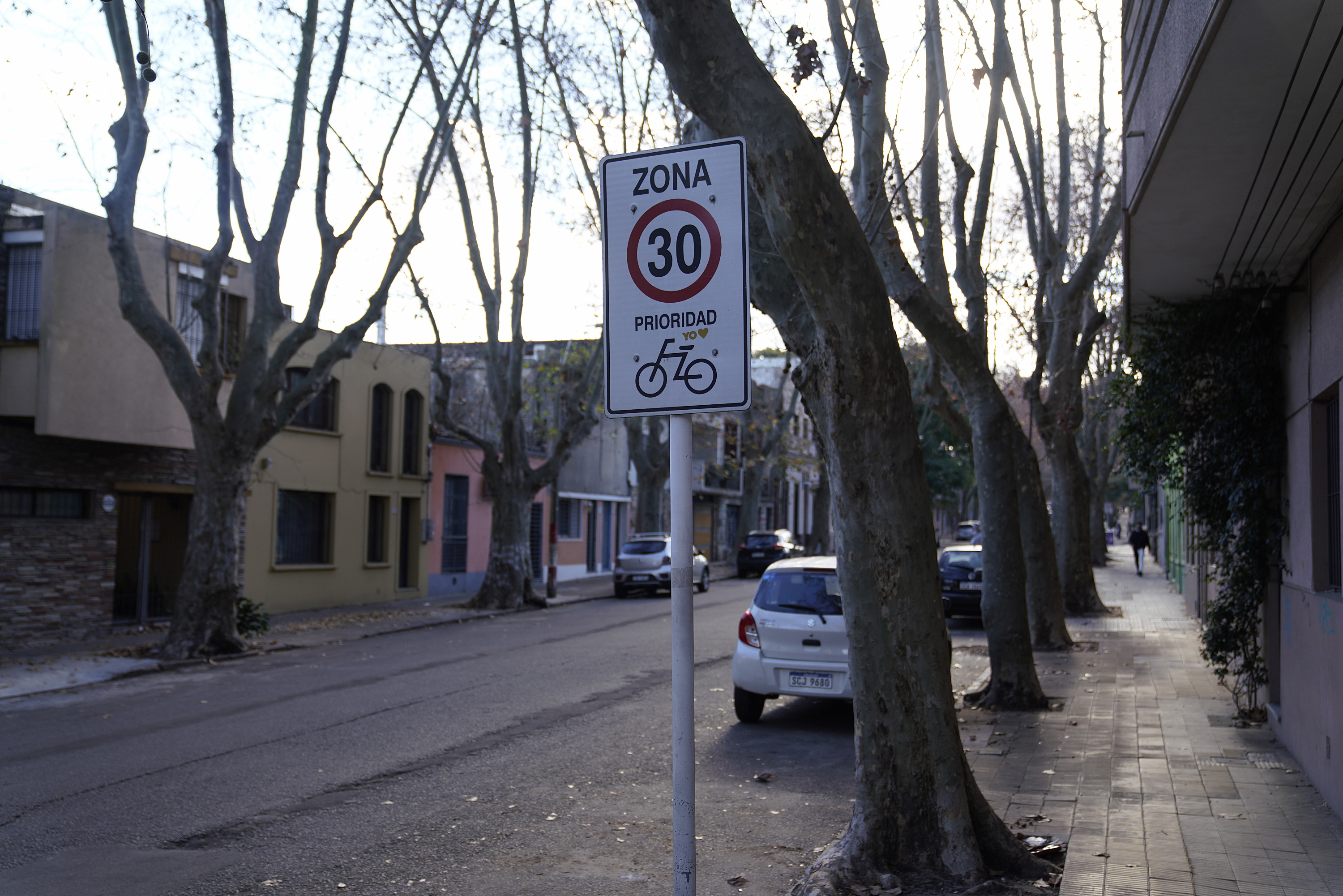 Bicicircuito Montevideo. Calle Emilio Frugoni