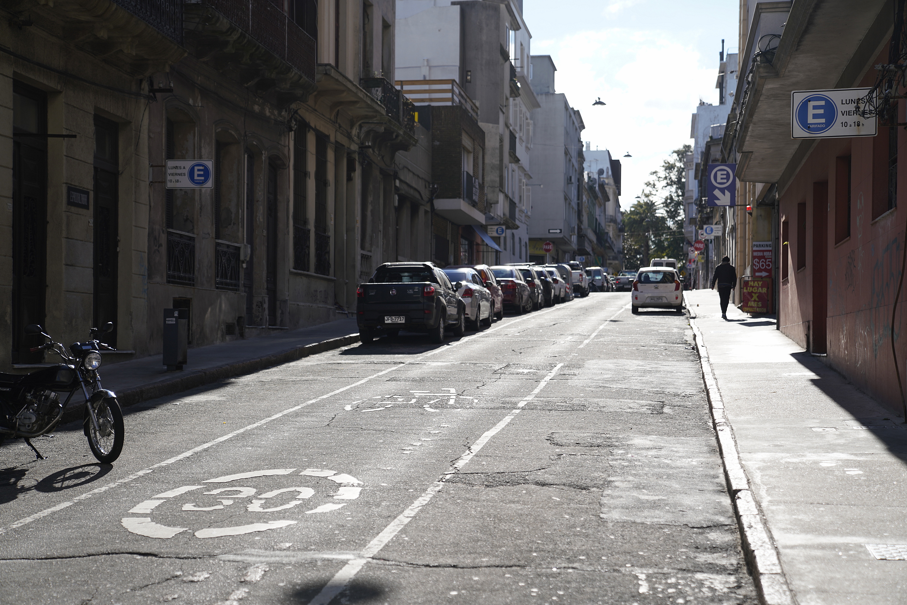 Bicicircuito Montevideo. Calle Alzáibar