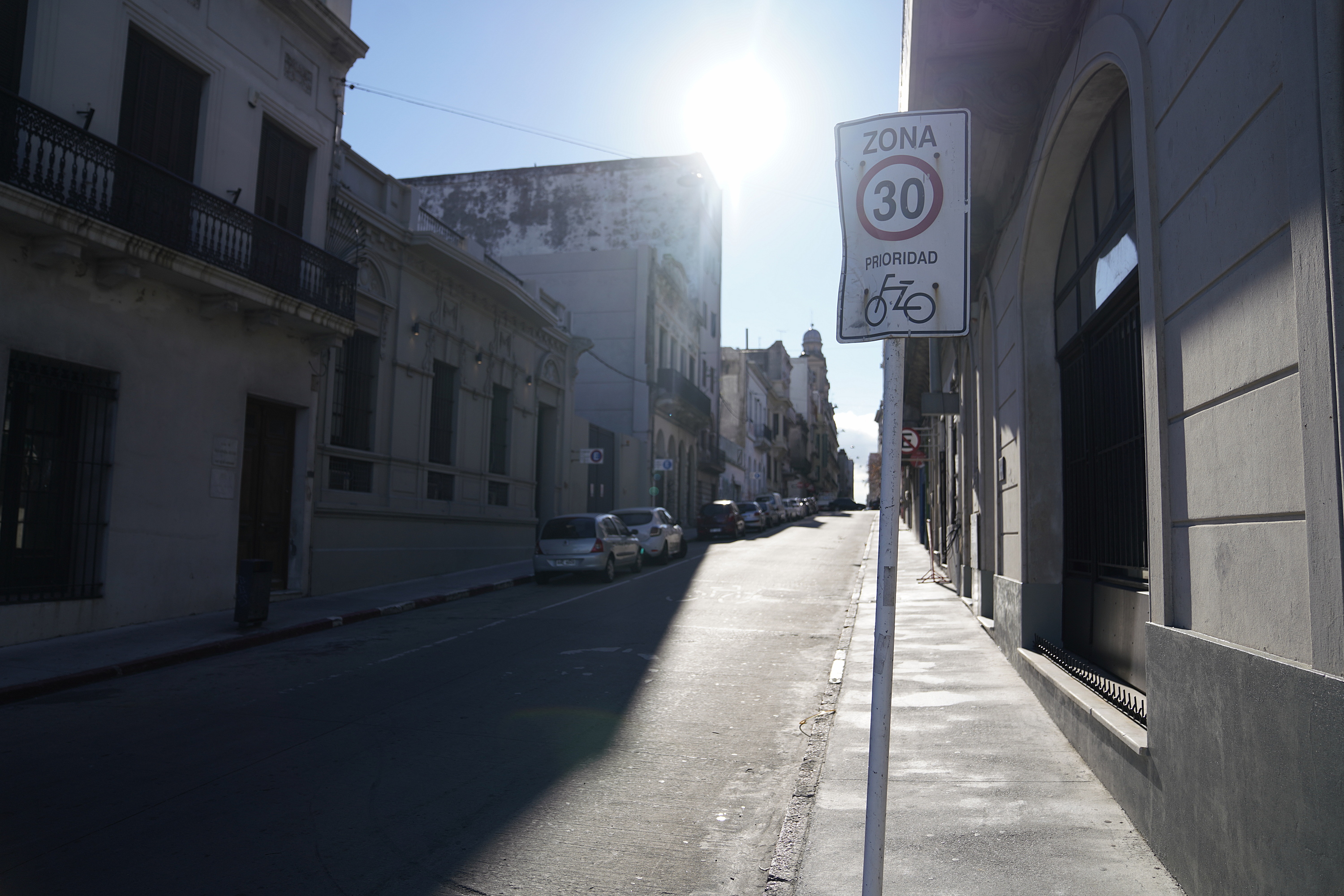 Bicicircuito Montevideo. Calle Bartolomé Mitre