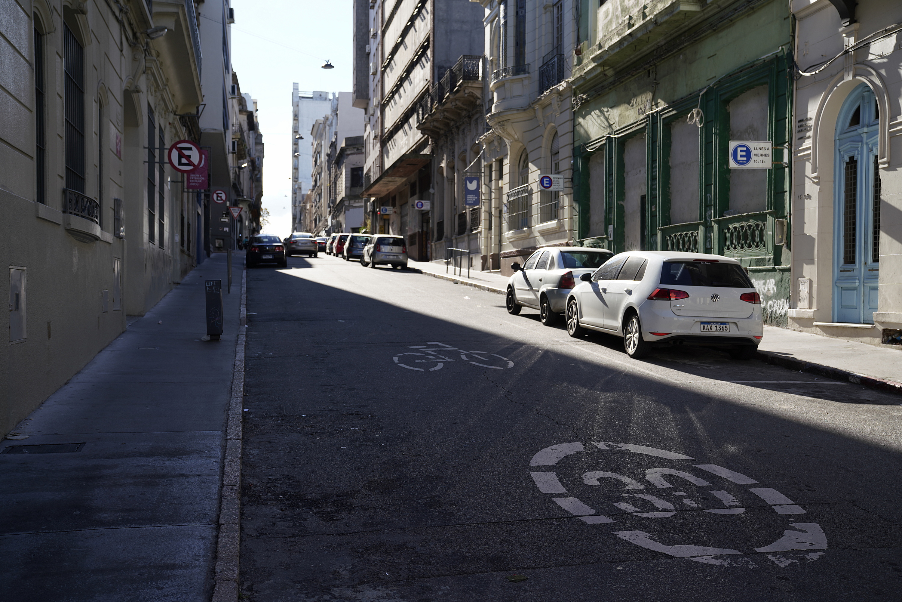 Bicicircuito Montevideo. Calle Juan C. Gómez