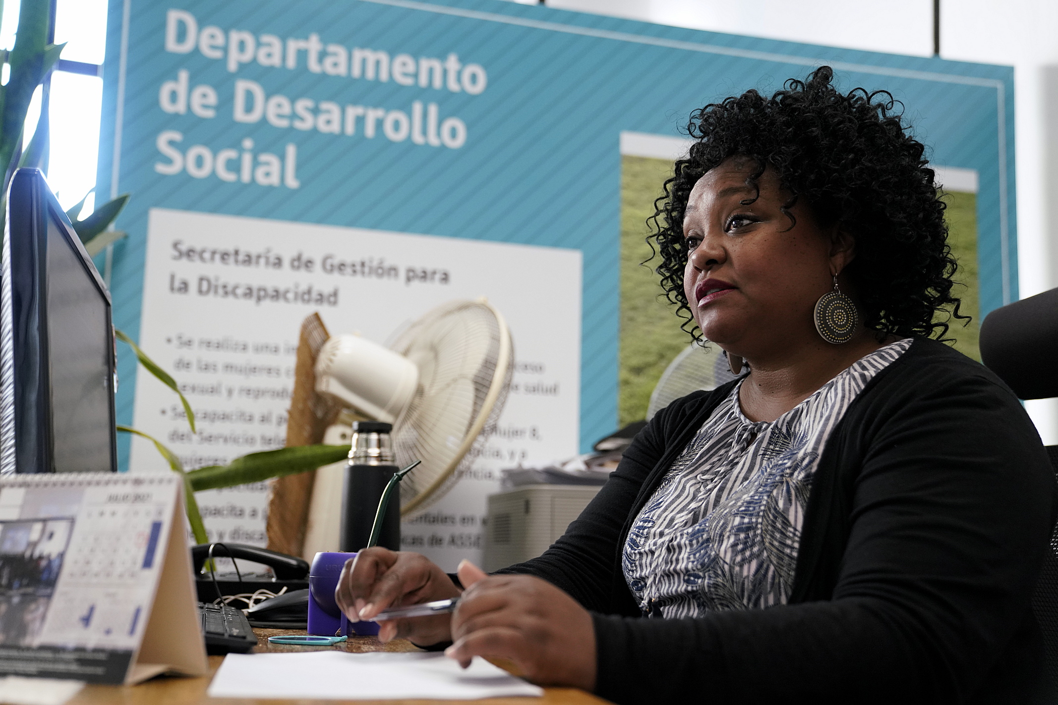 Coordinadora de la Secretaría de Equidad Étnico Racial y Poblaciones Migrantes Elizabeth Suárez 