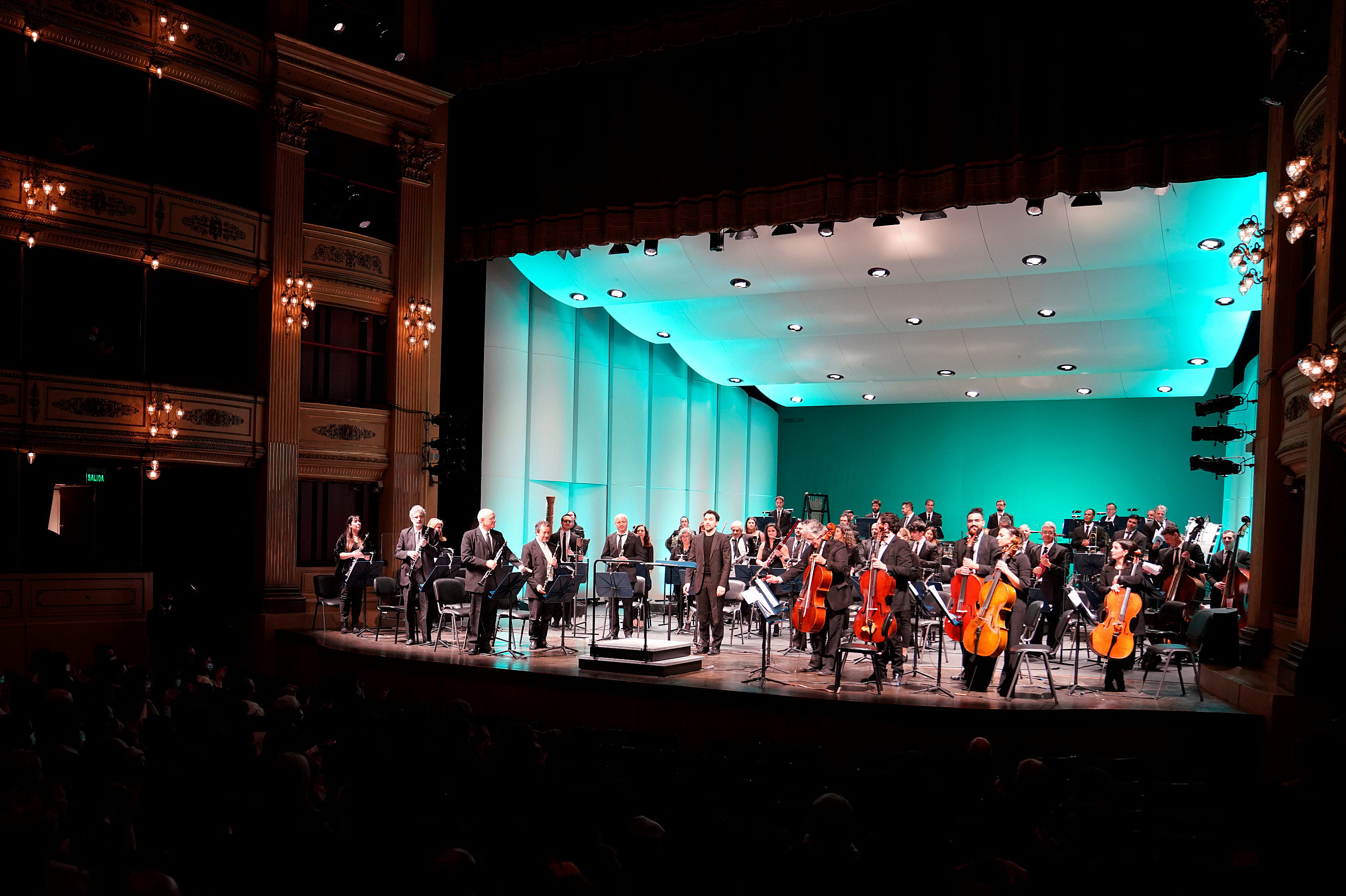 Concierto de la Banda Sinfónica de Montevideo en la reapertura del Teatro Solís