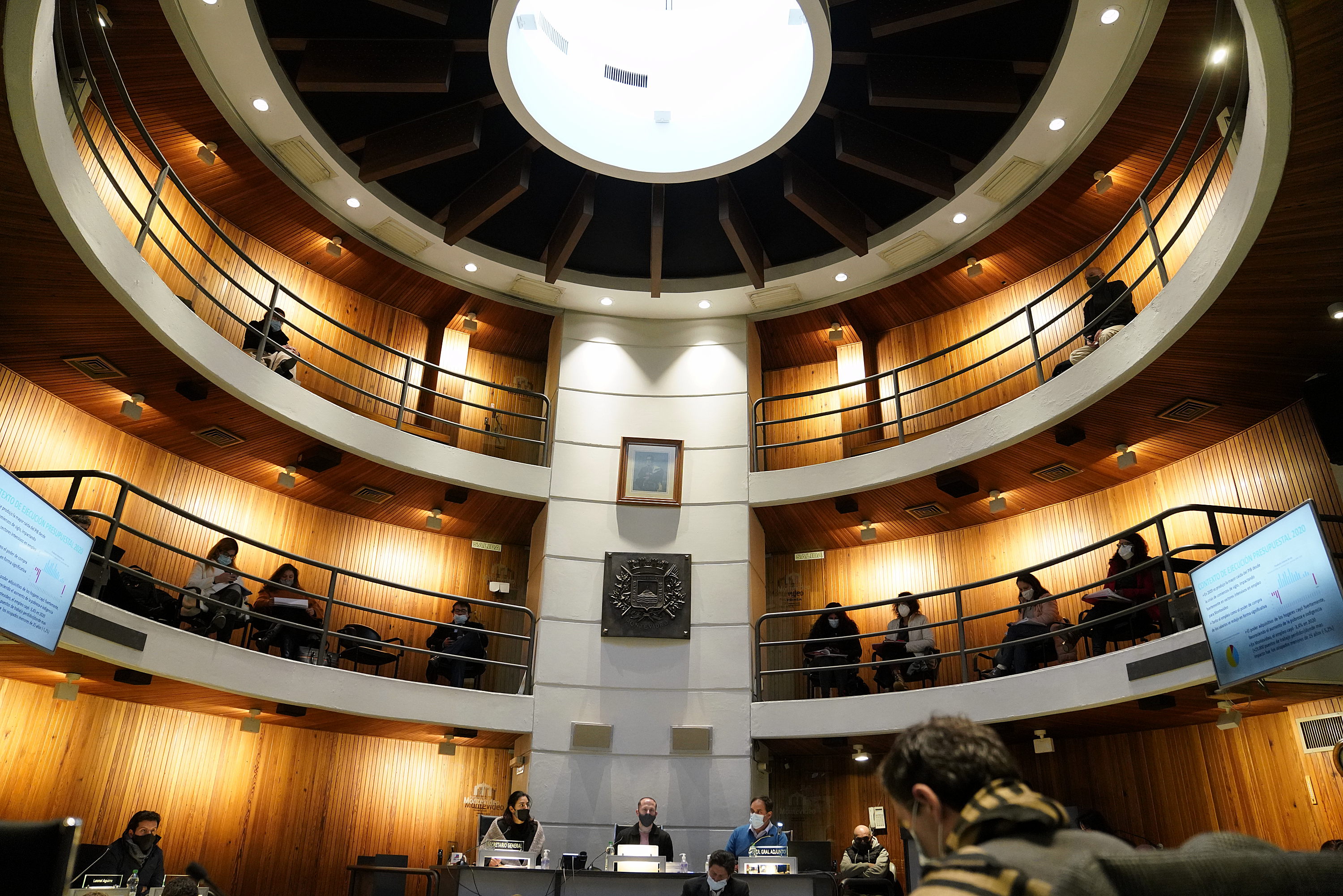 Rendición de presupuesto ante la Junta Departamental de Montevideo