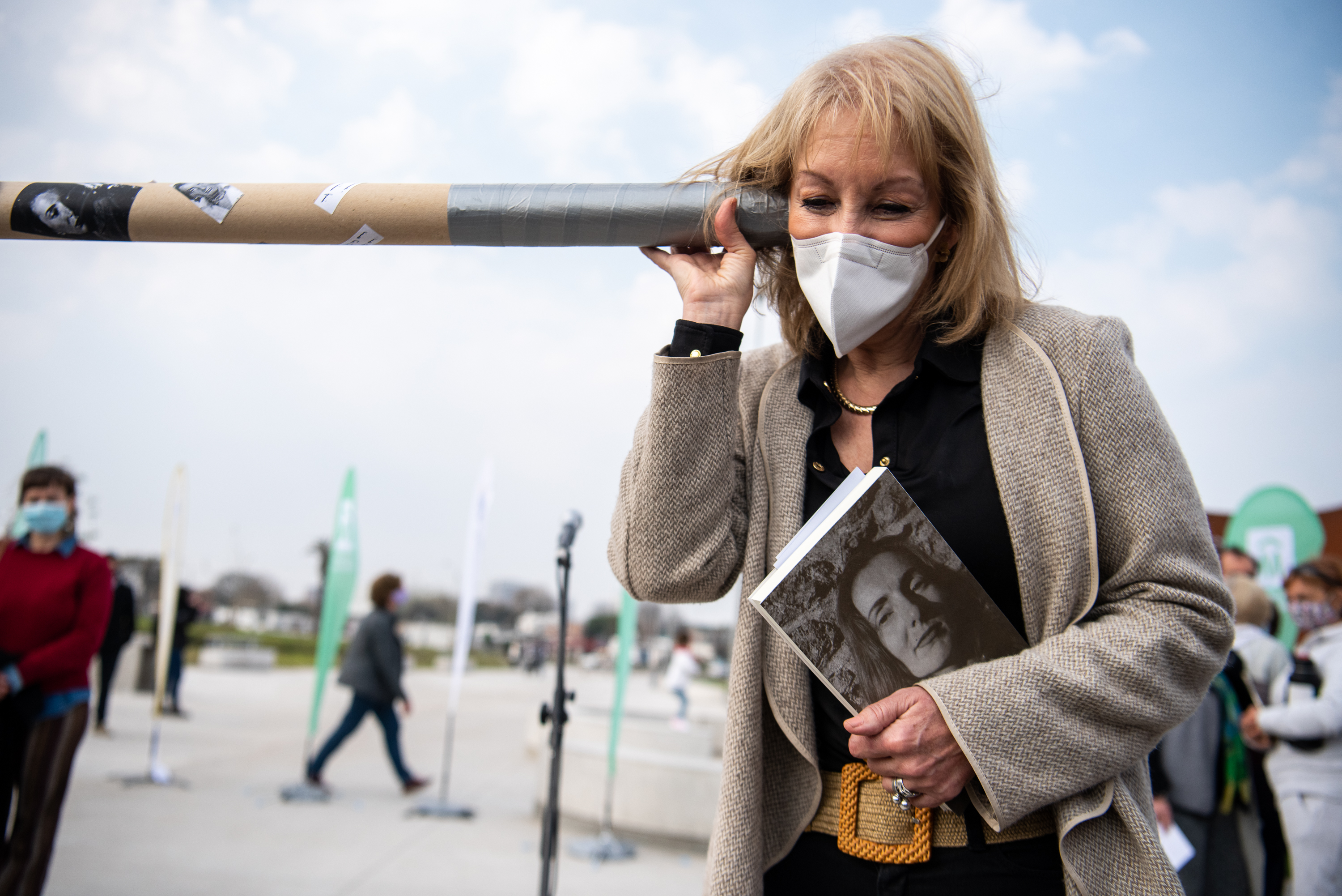 Intendenta de Montevideo Carolina Cosse participa en la inauguración del Parque Idea Vilariño