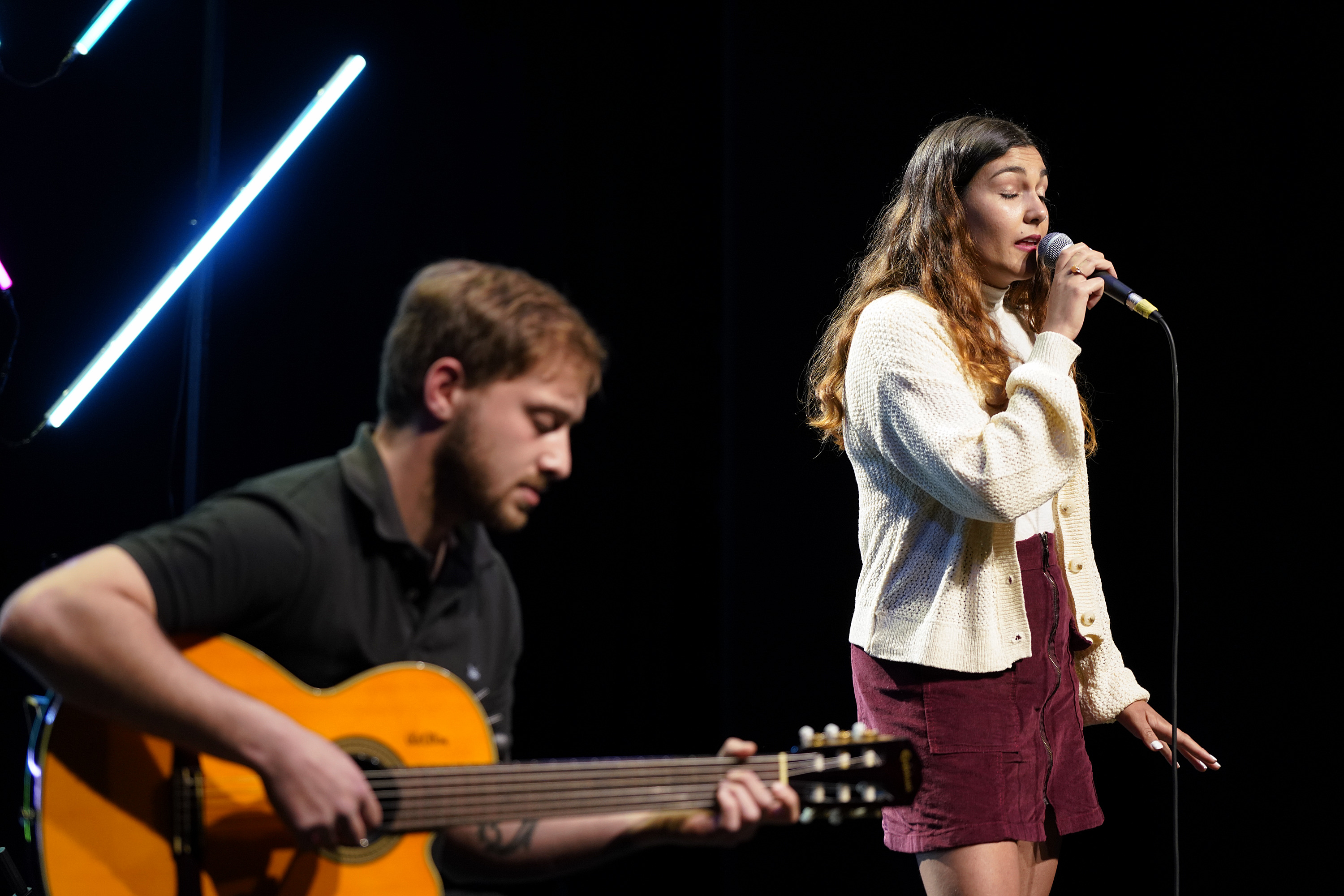 Jornada de canto de la Movida Joven 2021 en la Sala Jorge Lazaroff