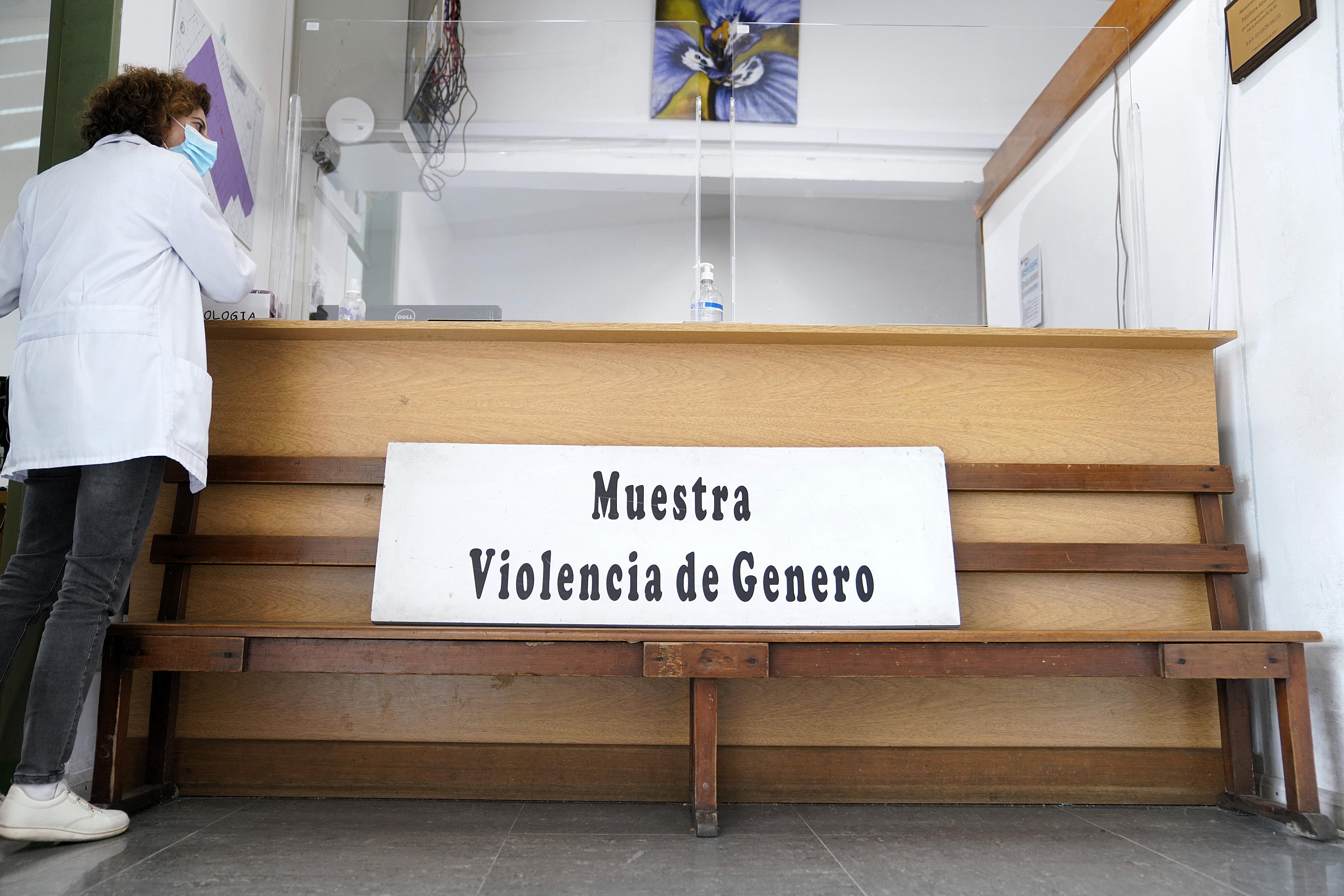 Muestra sobre violencia de género en la Policlínica Aquiles Lanza
