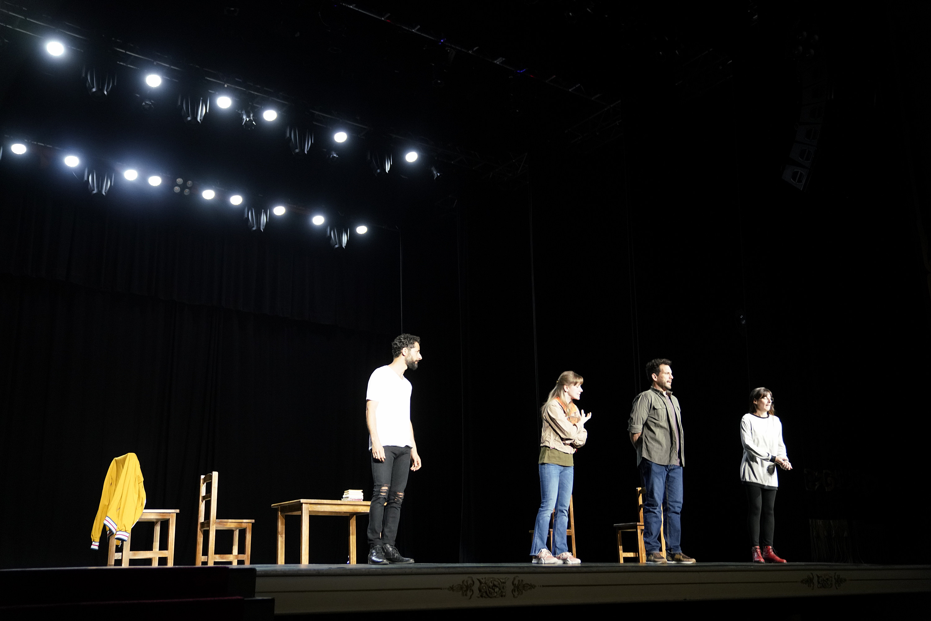 Presentación de la Comedia Nacional en el Teatro Florencio Sánchez de Paysandú 