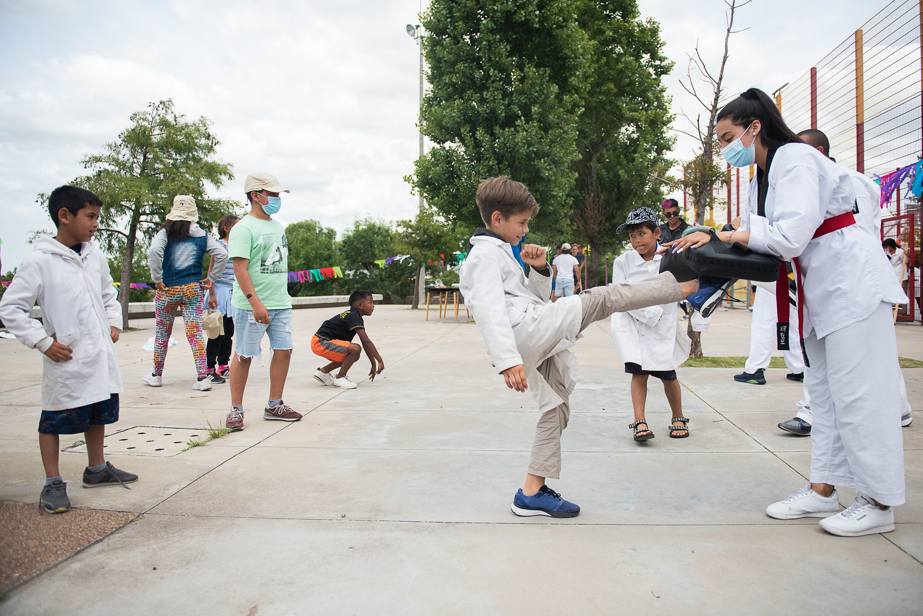 Actividades lúdicas y deportivas en conmemoración del cumpleaños de la Plaza Casavalle