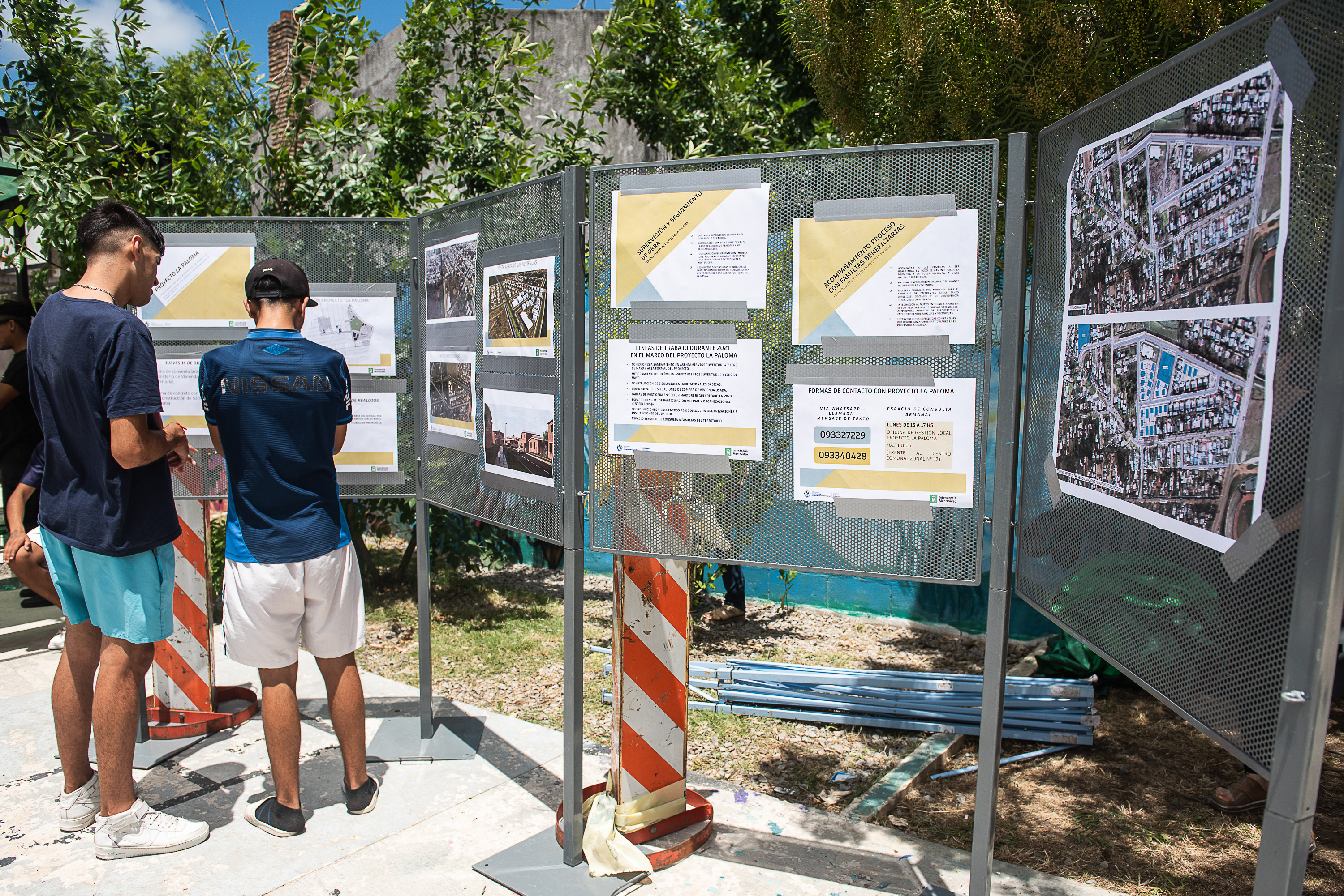 Firma de convenio con el  MVOT para iniciar construcción de viviendas en barrio La Paloma