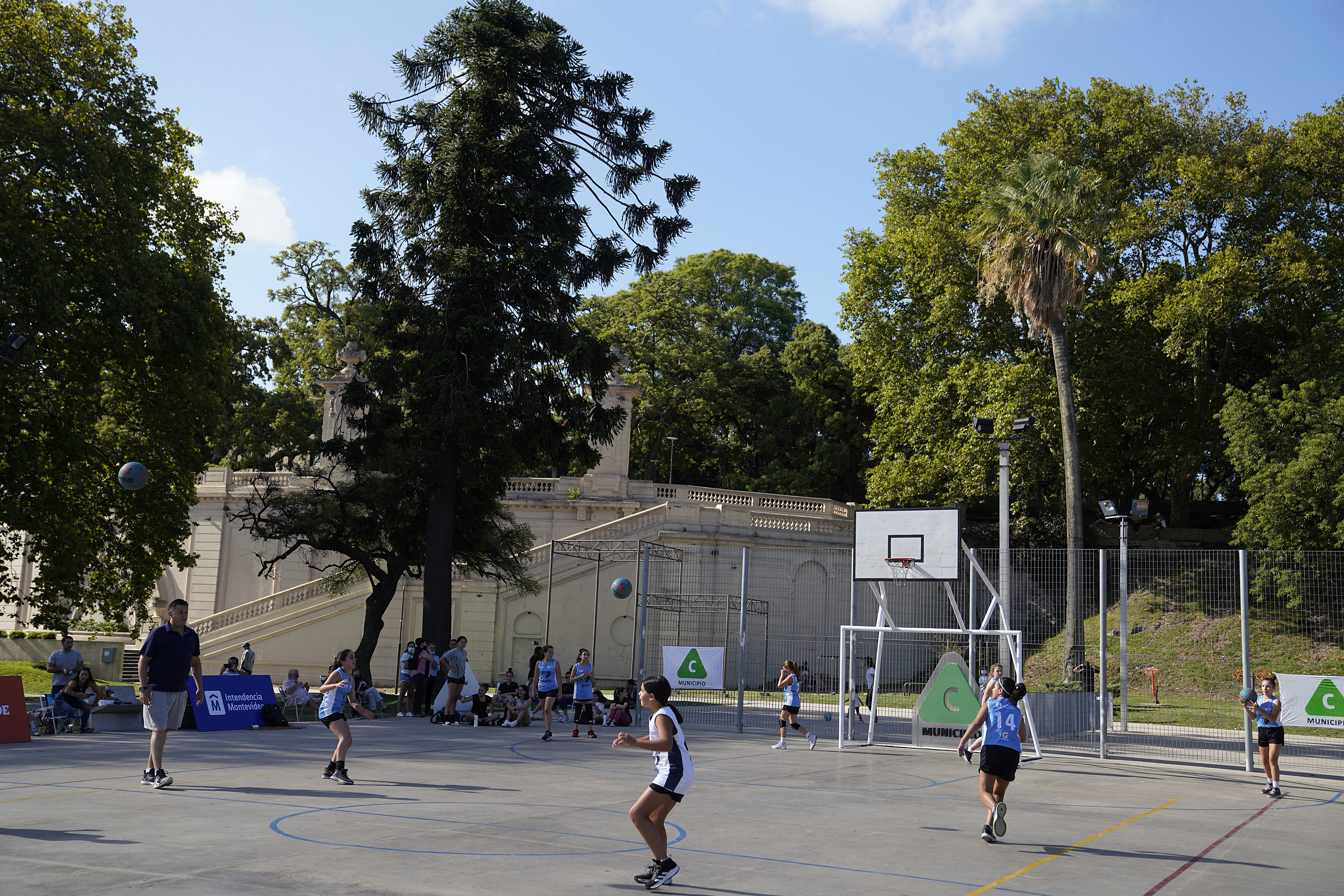 Inauguración de la Liga JR. NBA Conferencia Oeste en el Parque Capurro