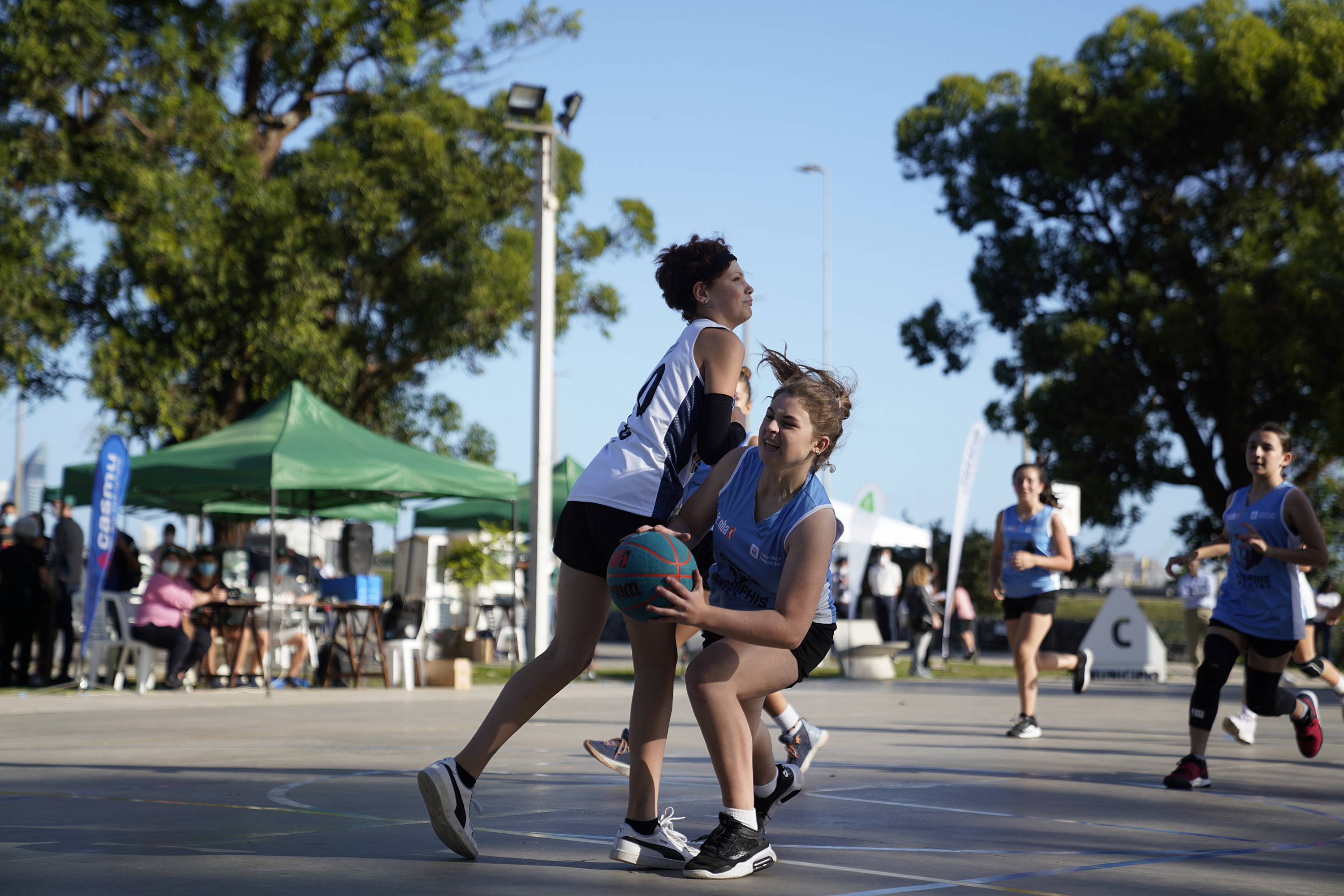 Inauguración de la Liga JR. NBA Conferencia Oeste en el Parque Capurro