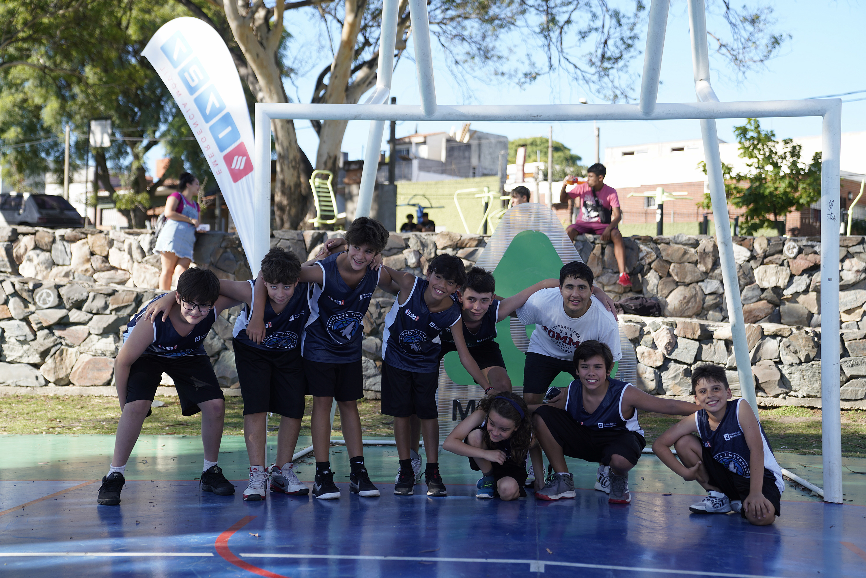 Partido de la Conferencia Oeste del Torneo Jr. NBA en Paso de las Duranas