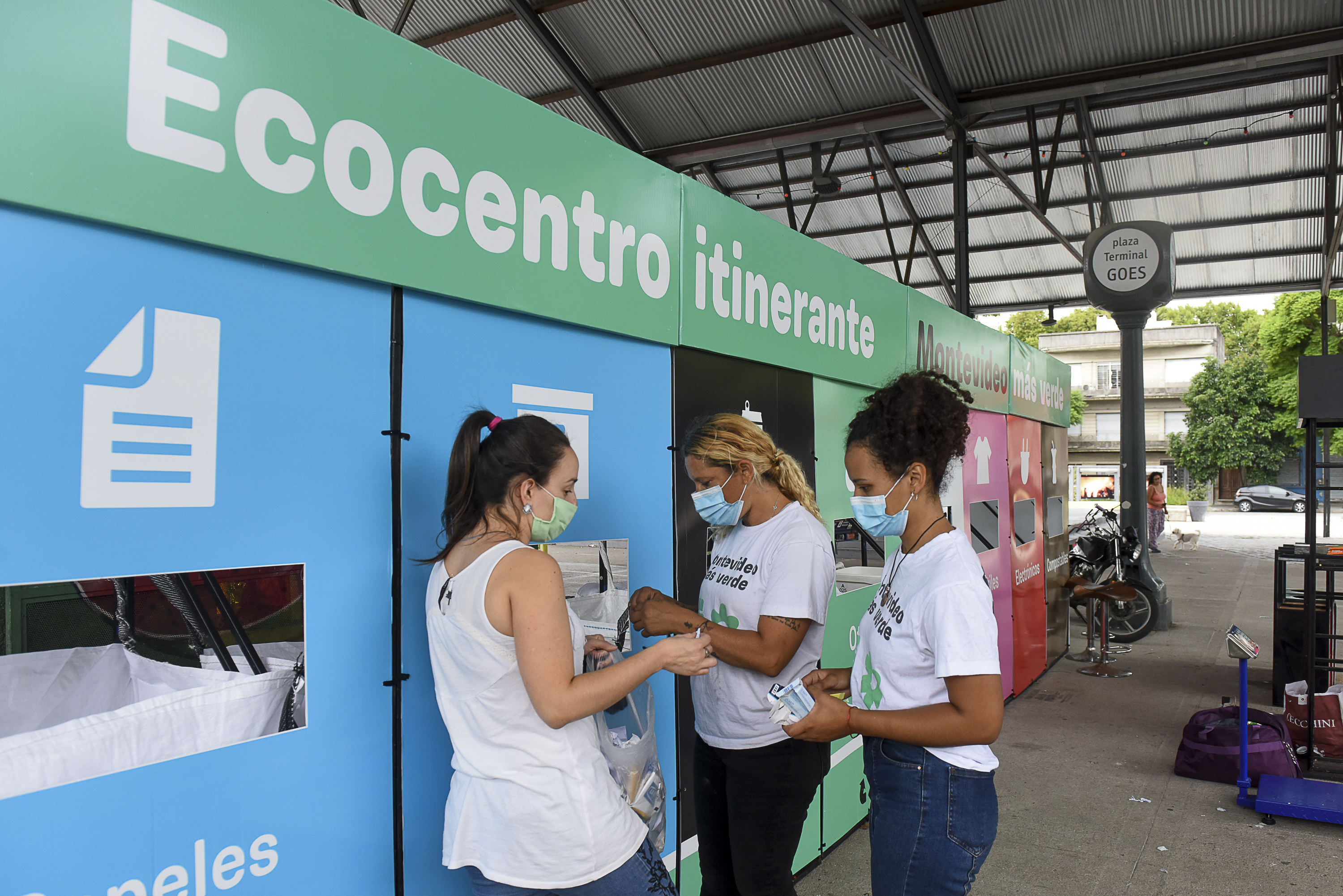 Ecocentro itinerante en la ex terminal Goes