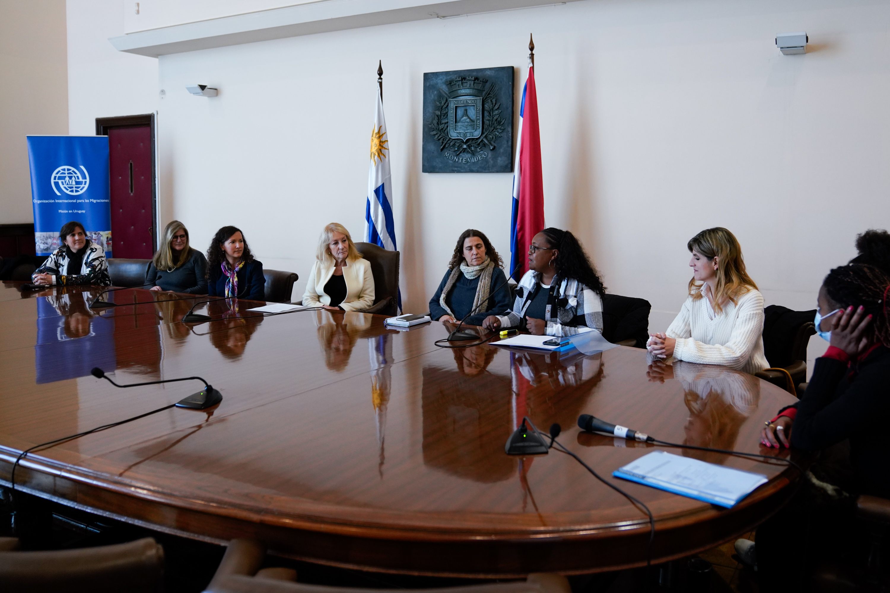 Firma de convenio entre la Intendencia de Montevideo y la Organización Internacional de las Migraciones
