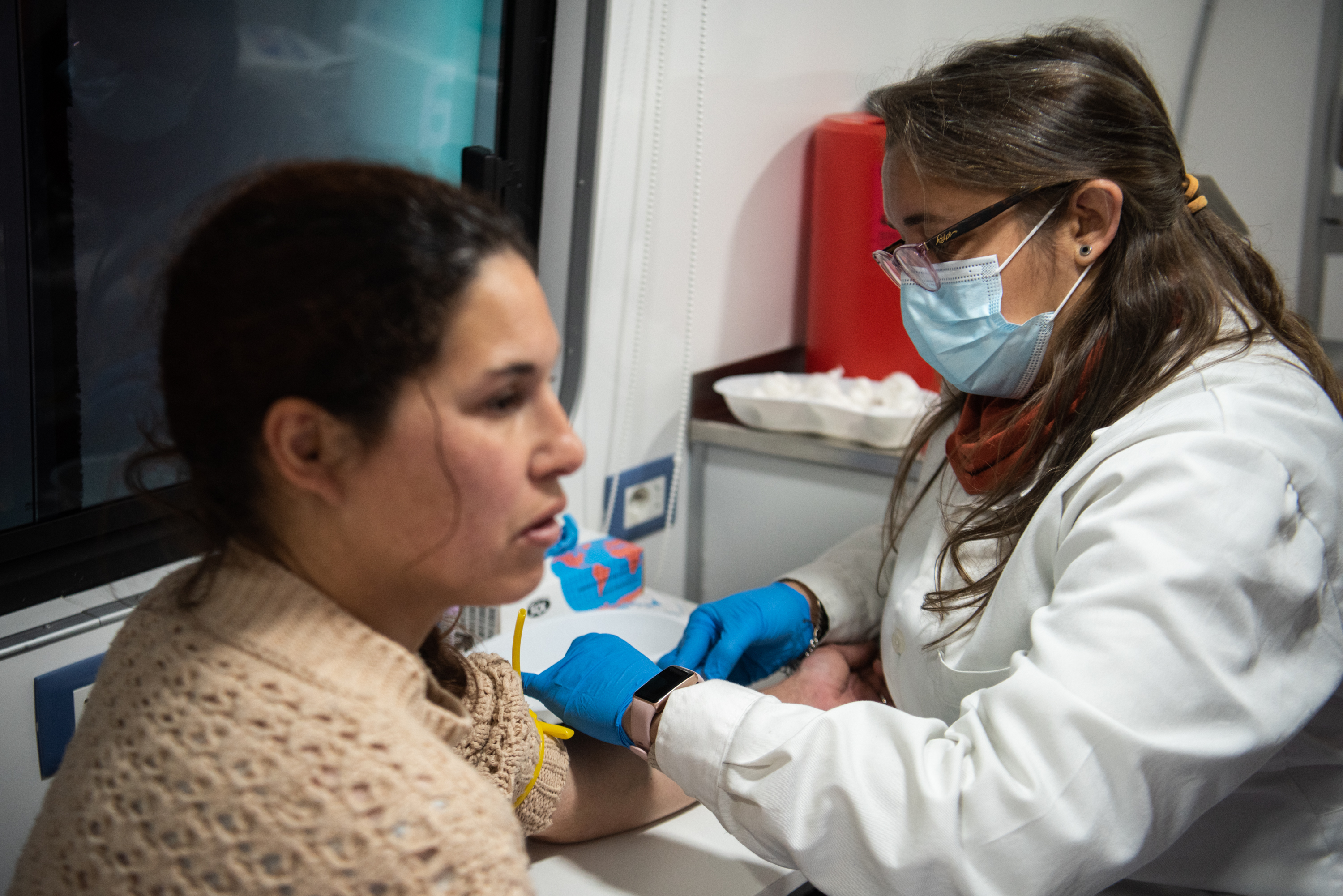 Jornada de concientización y prevención de la anemia falciforme en la explanada de la Intendencia