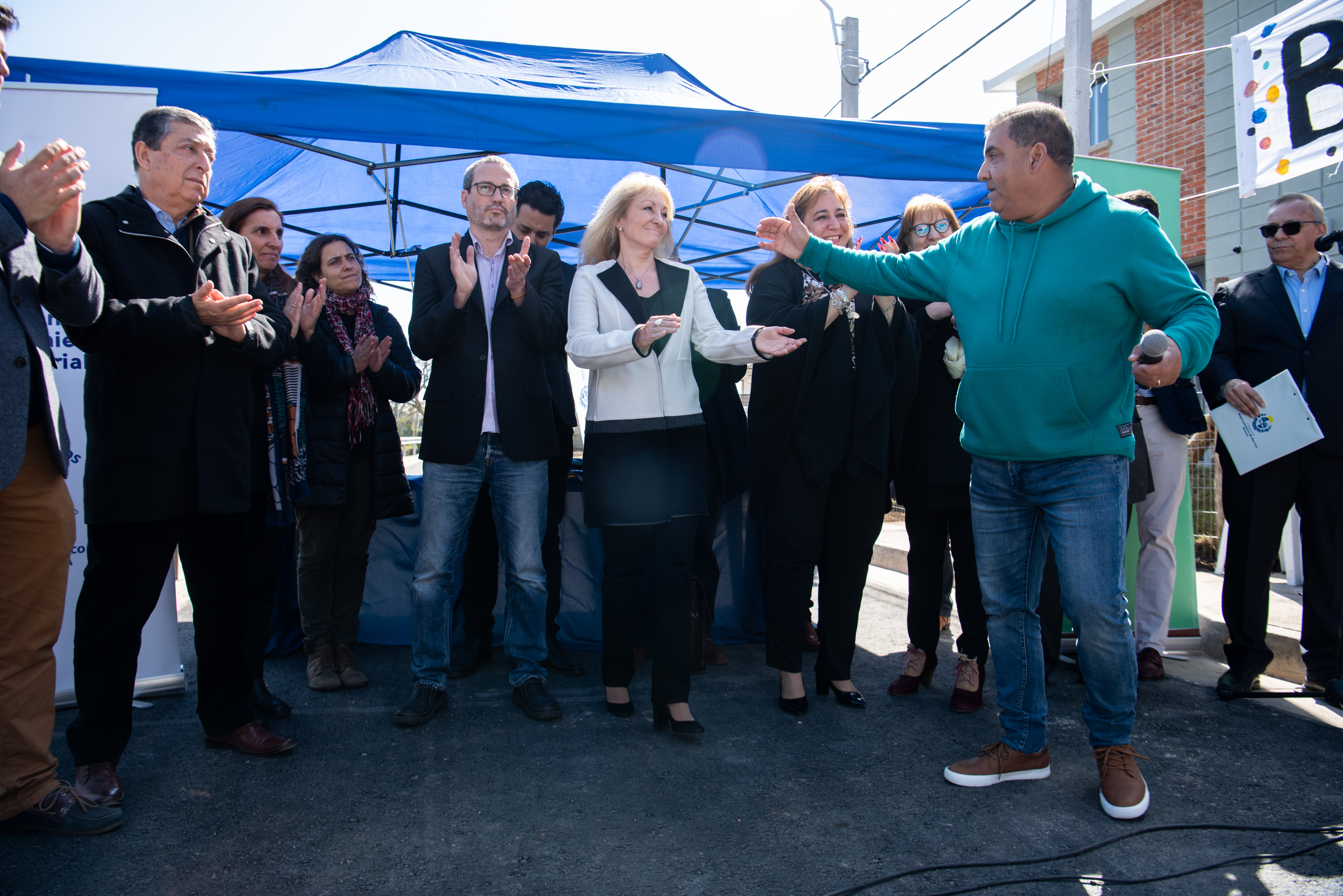 Inauguración de viviendas en el asentamiento Campichuelo Itapé 