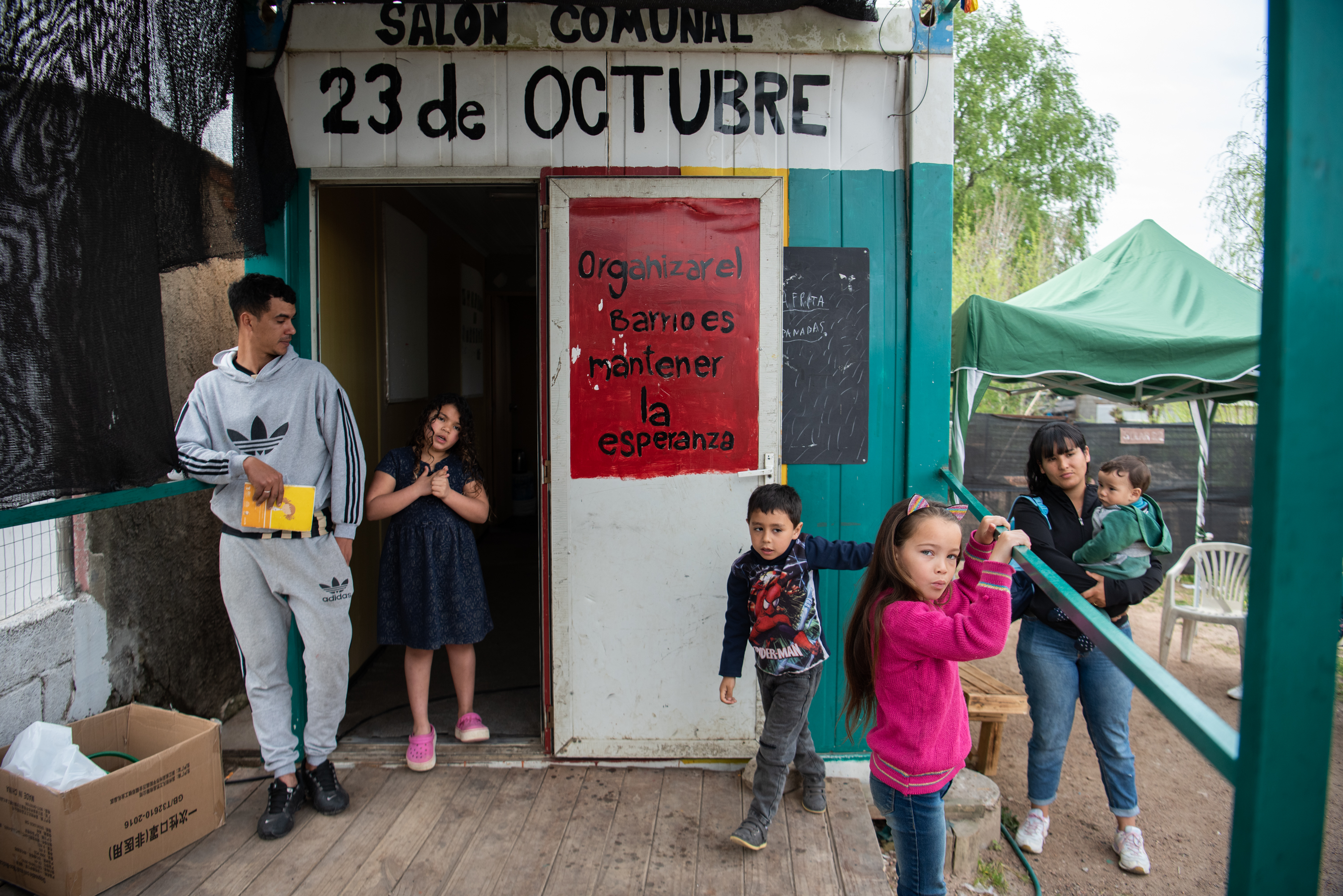 Inauguración de policlínica odontológica móvil en el salón comunal del barrio 23 de Octubre, 19 de setiembre de 2022