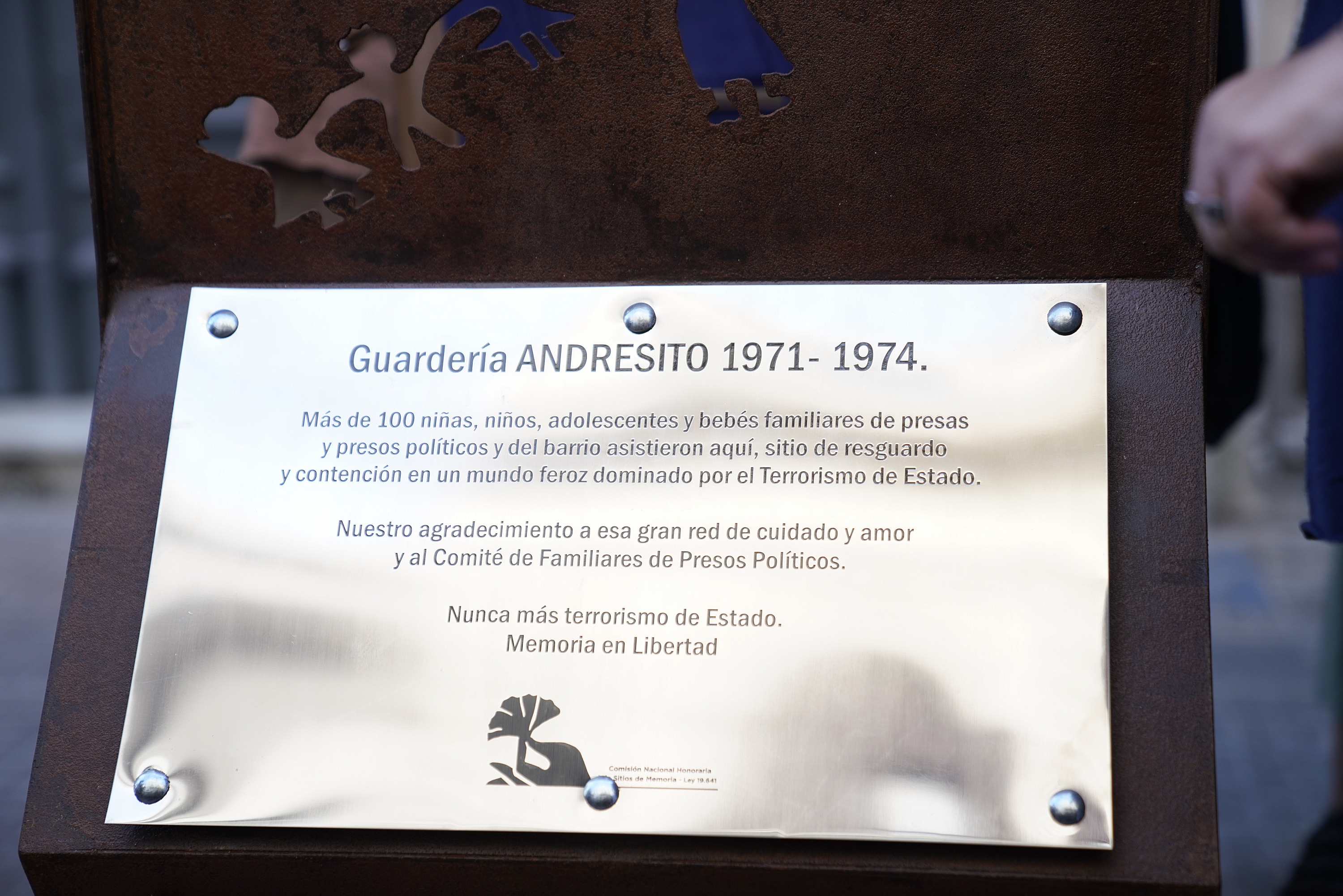 Inauguración de la Marca de Memoria de la guardería Andresito en Ciudad Vieja