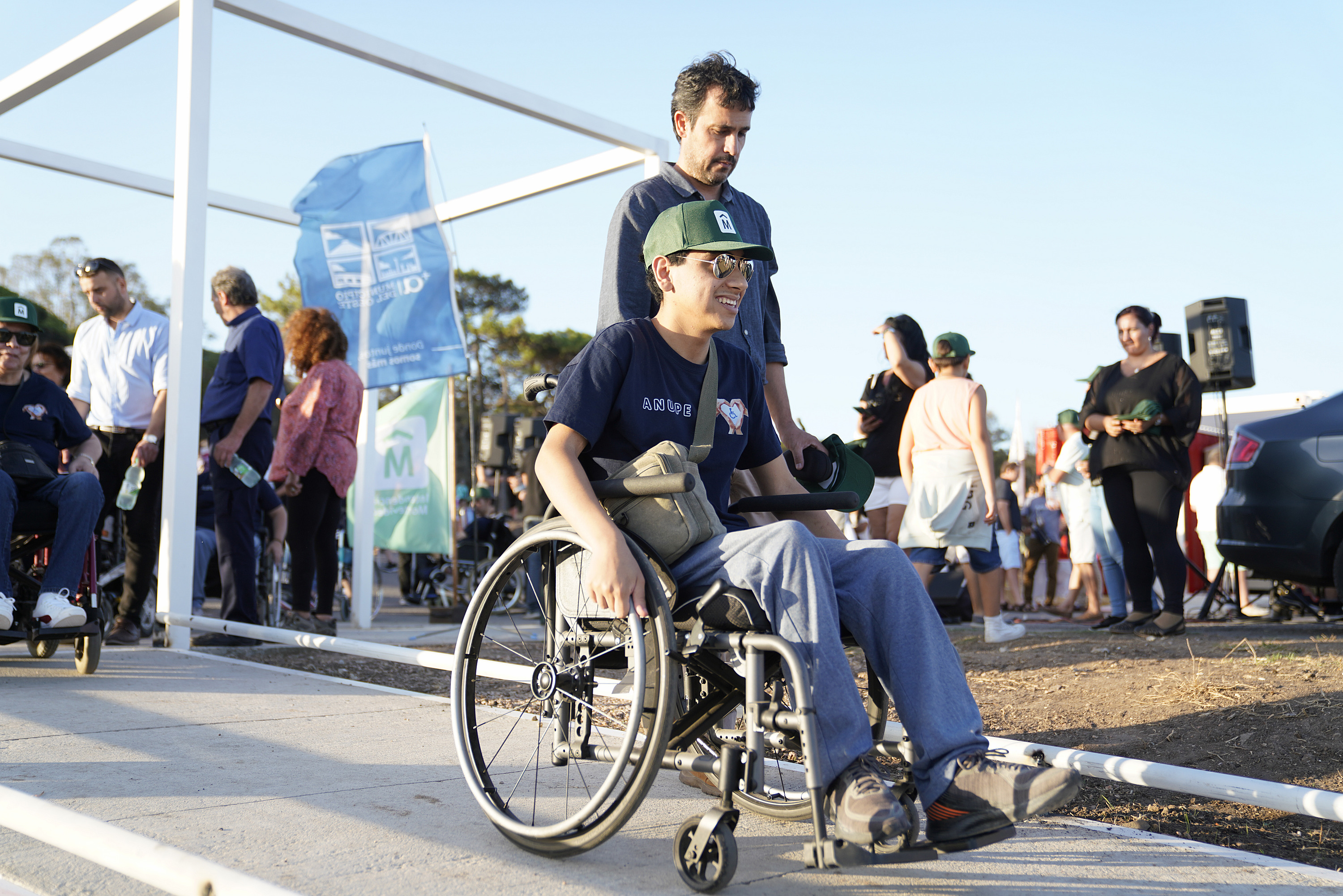 Inauguración de rampa accesible en Playa del Cerro