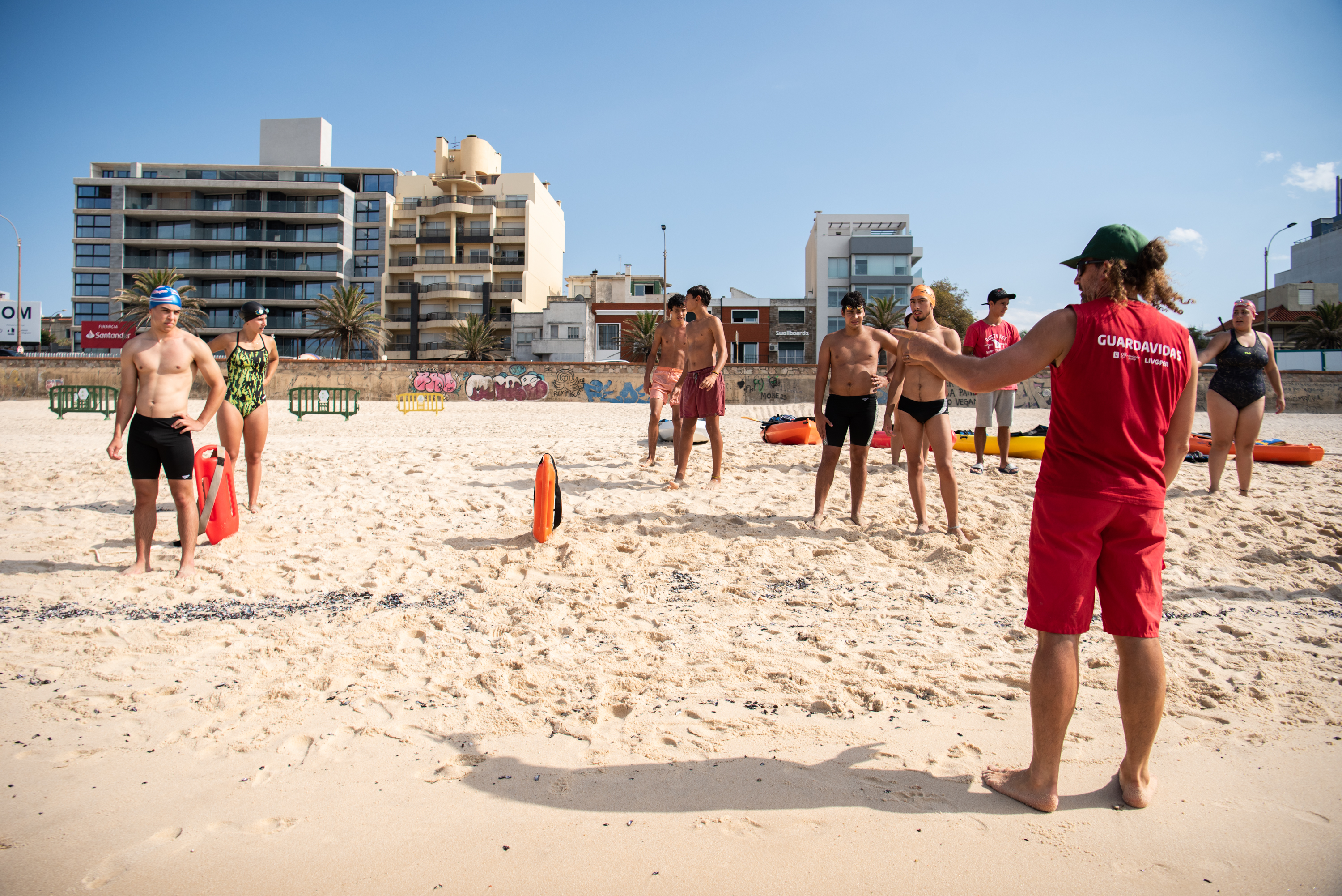 Encuentro de escuelas de mar en la playa Honda, 28 de febrero de 2023