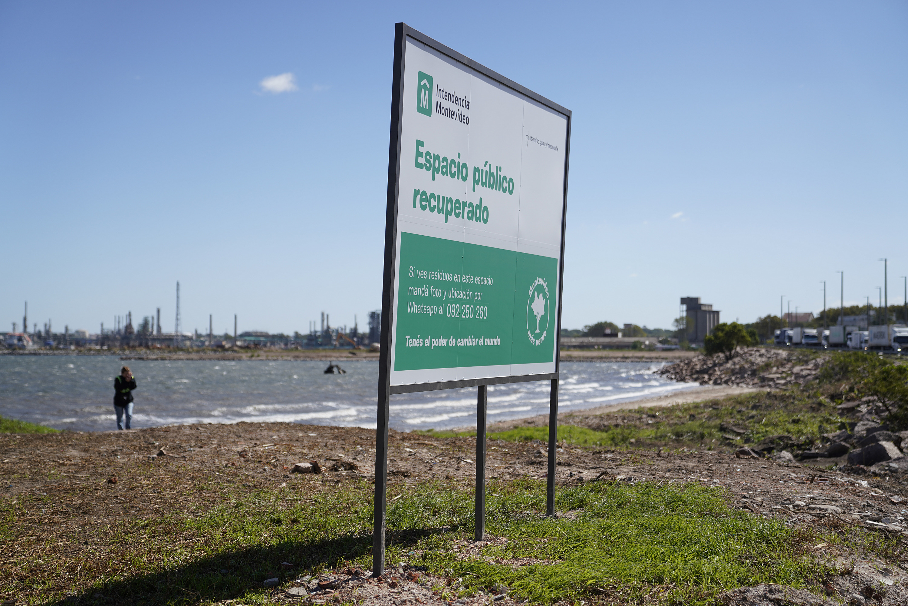 Área liberada de residuos en playa Capurro