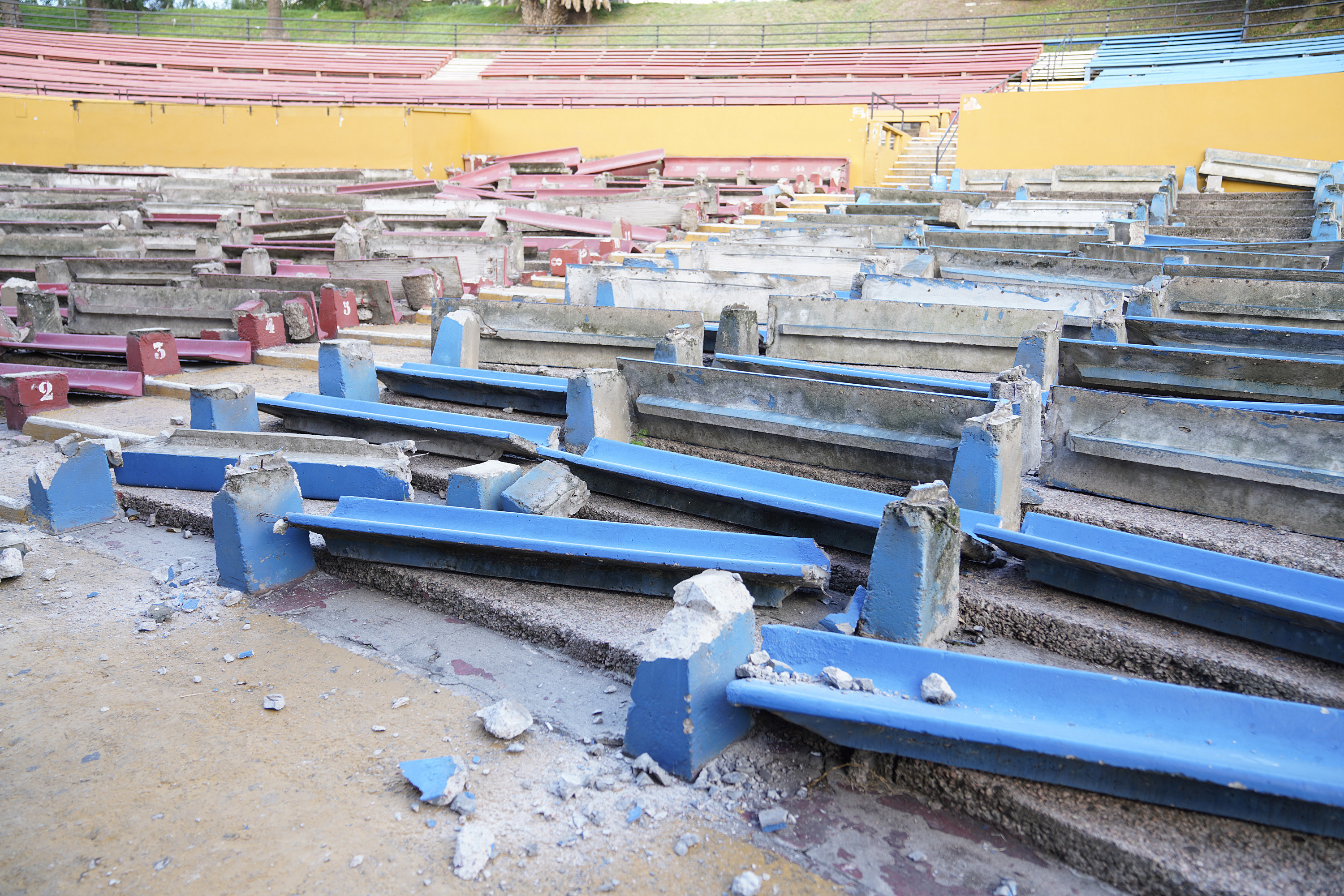 Avance de obras de remodelación en el Teatro de Verano