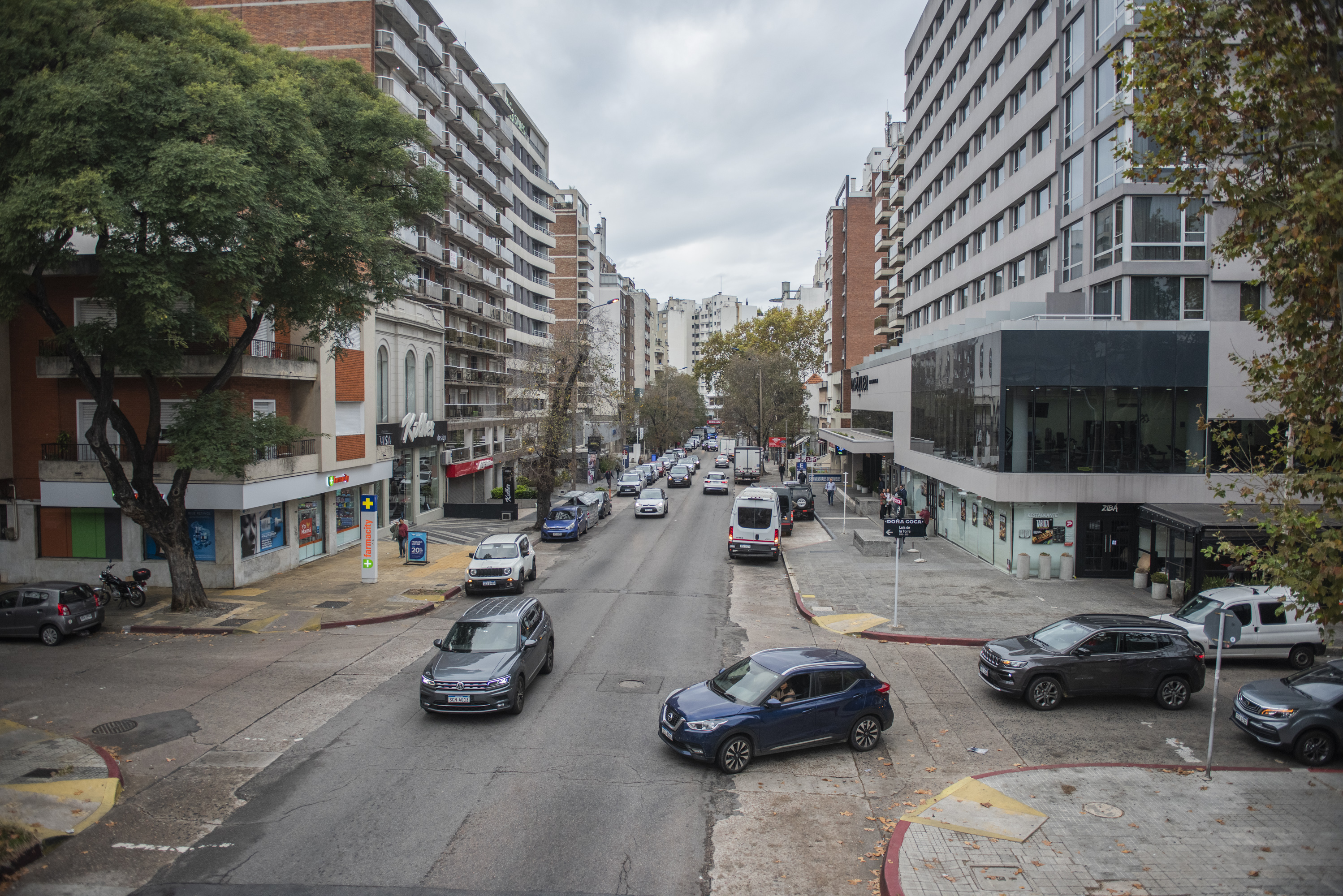 Calle 21 de Setiembre esquina Luis de la Torre previo a las intervenciones de Montevideo se Adelanta