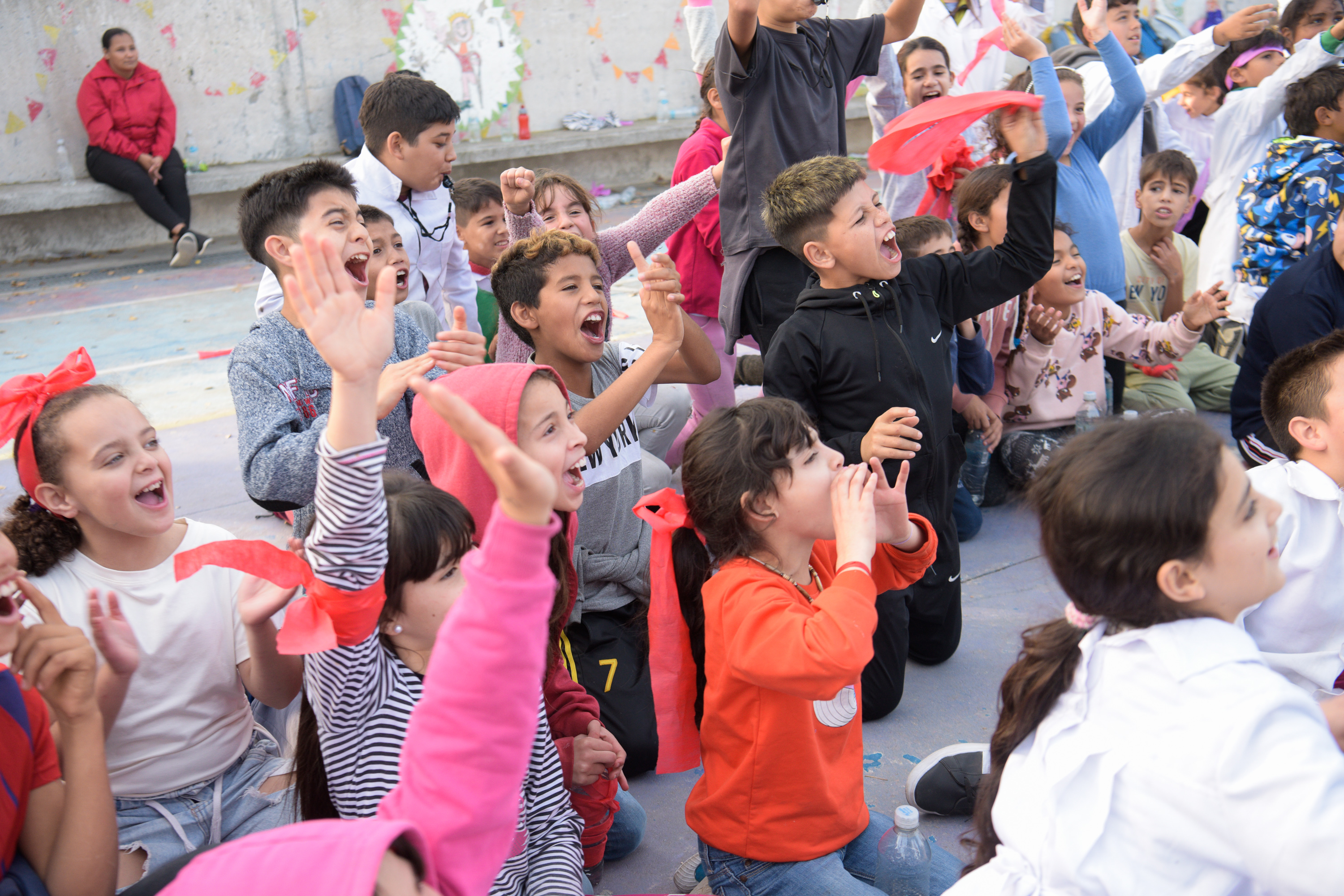 Encuentro de básquet de escuelas de Casavalle en el Centro Cívico Luisa Cuesta