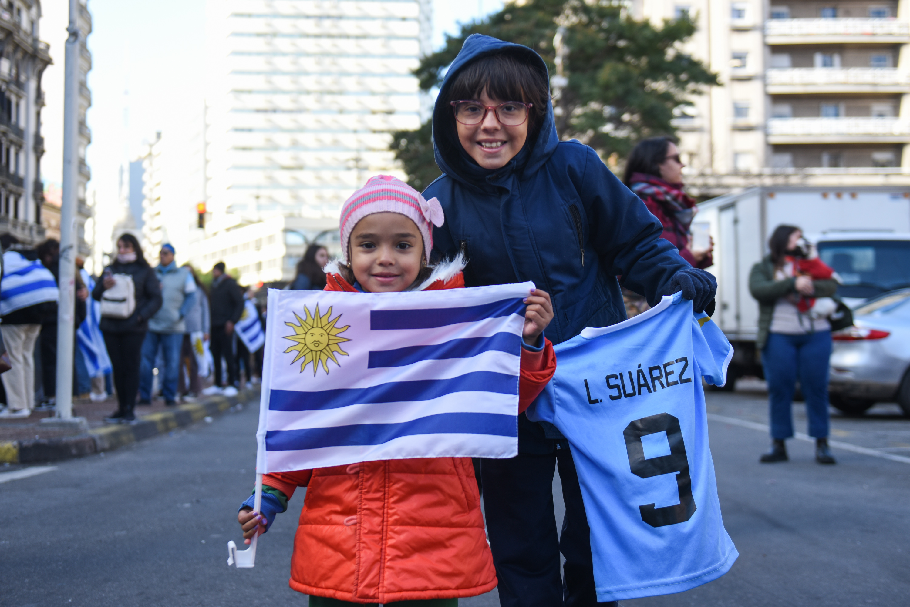 Llegada de la selección uruguaya de fútbol sub 20 ganadora de la Copa del Mundo