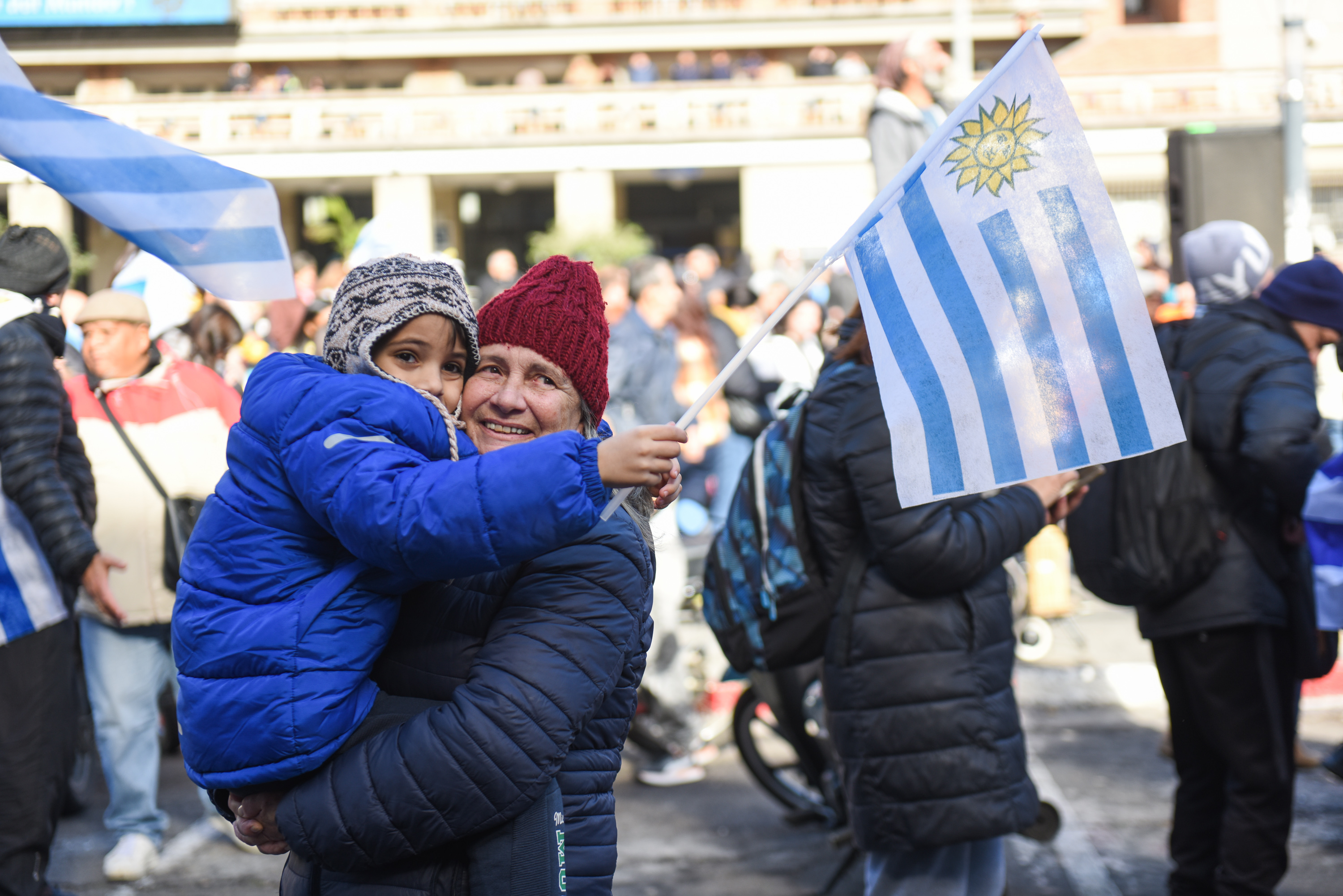 Llegada de la selección uruguaya de fútbol sub 20 ganadora de la Copa del Mundo