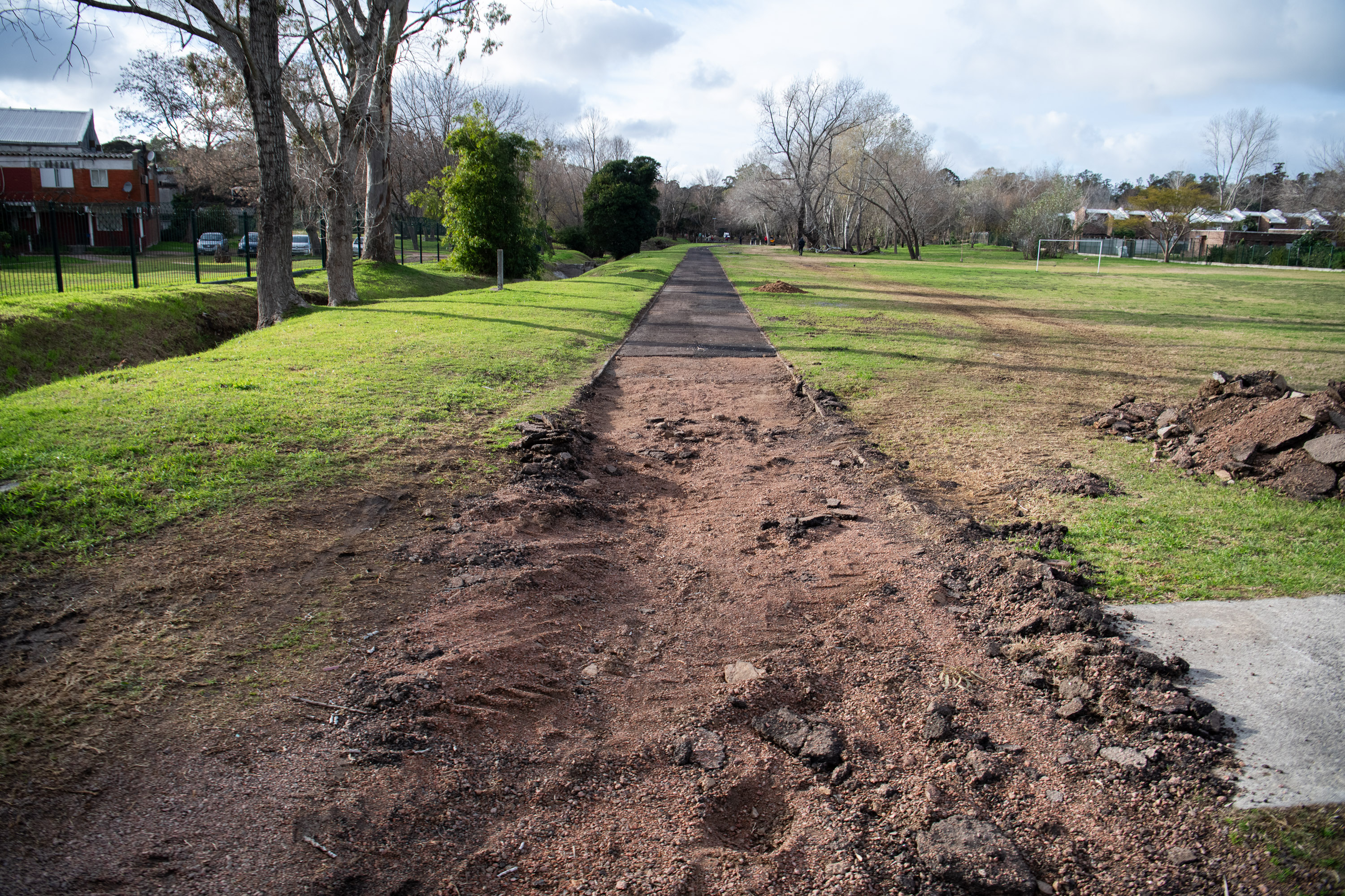 Avance de obras en el Parque Rivera